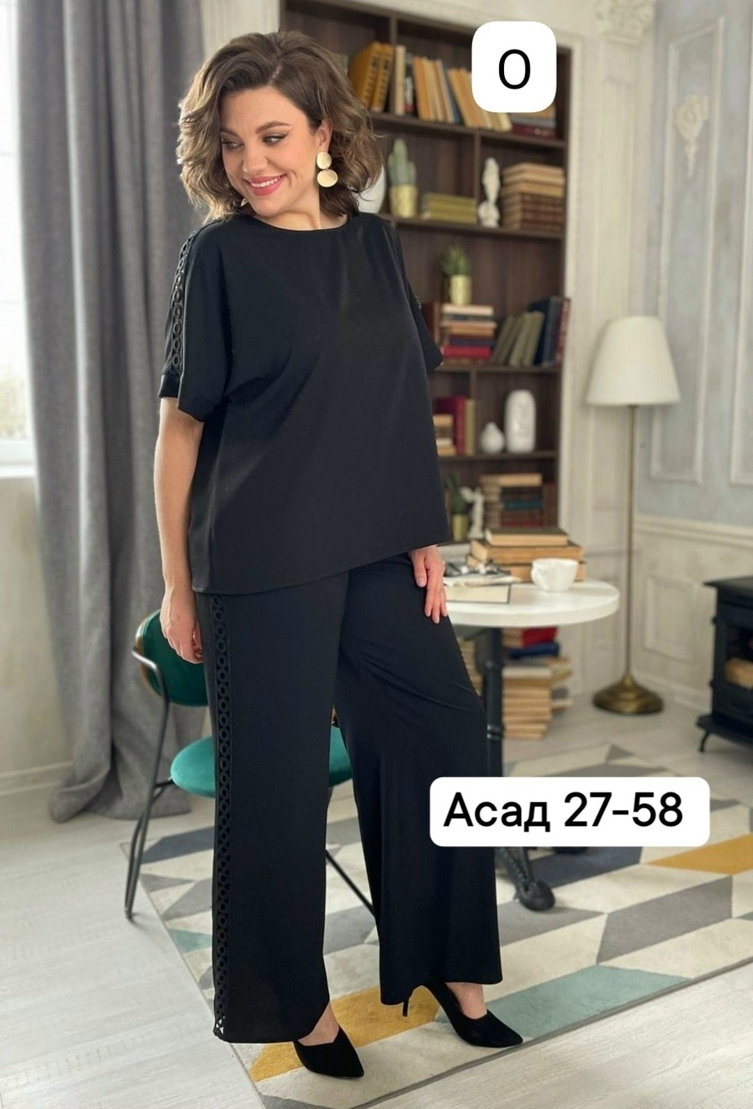 брючный костюм,женский брючный костюм,женские костюмы,брючный костюм rumoda 2124 двойка,костюм rumoda 2124 черный