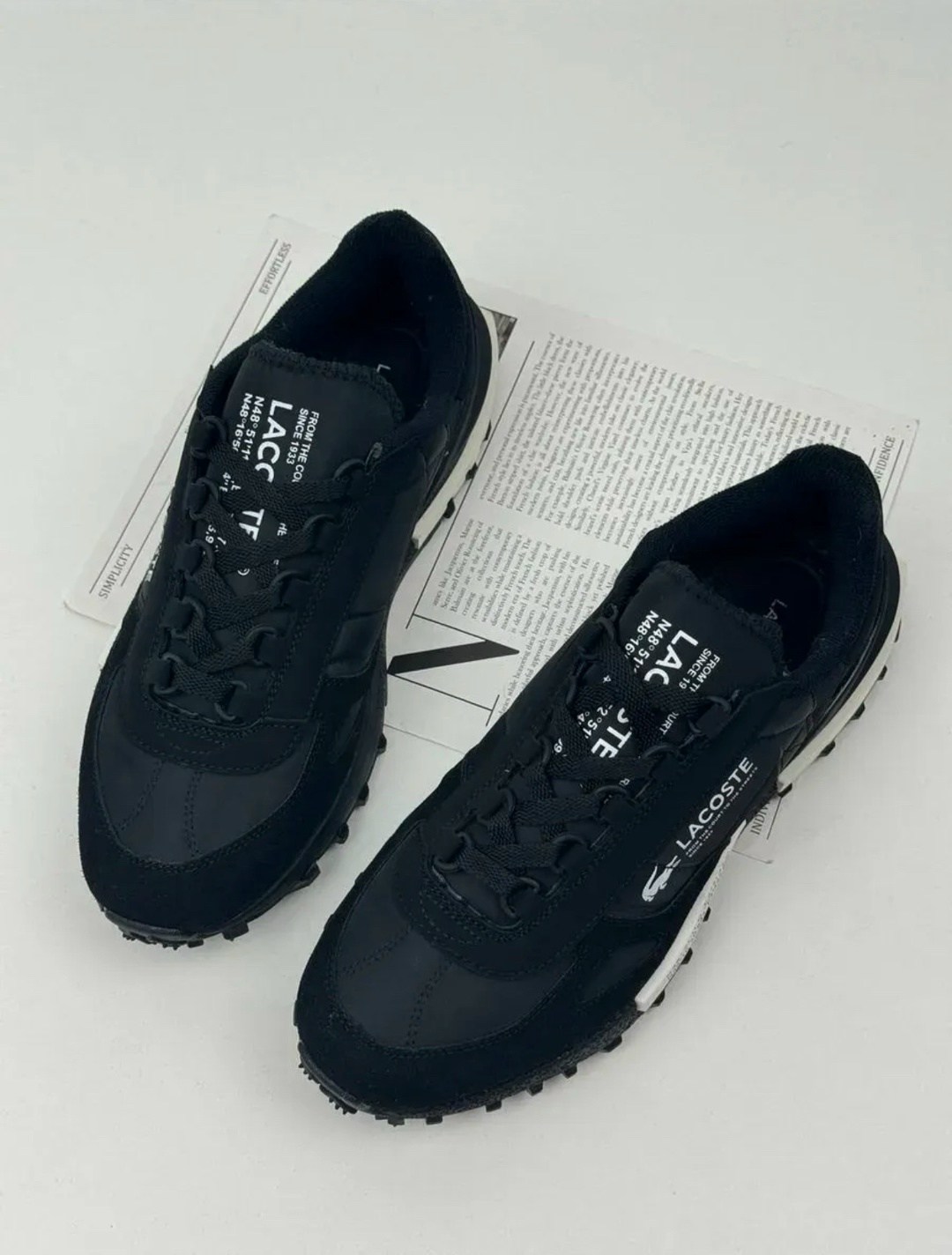 кроссовки мужские lacoste,кроссовки lacoste,кроссовки lacoste elite active,lacoste elite active 224 чёрные кроссовки для мужчин,кроссовки женские lacoste