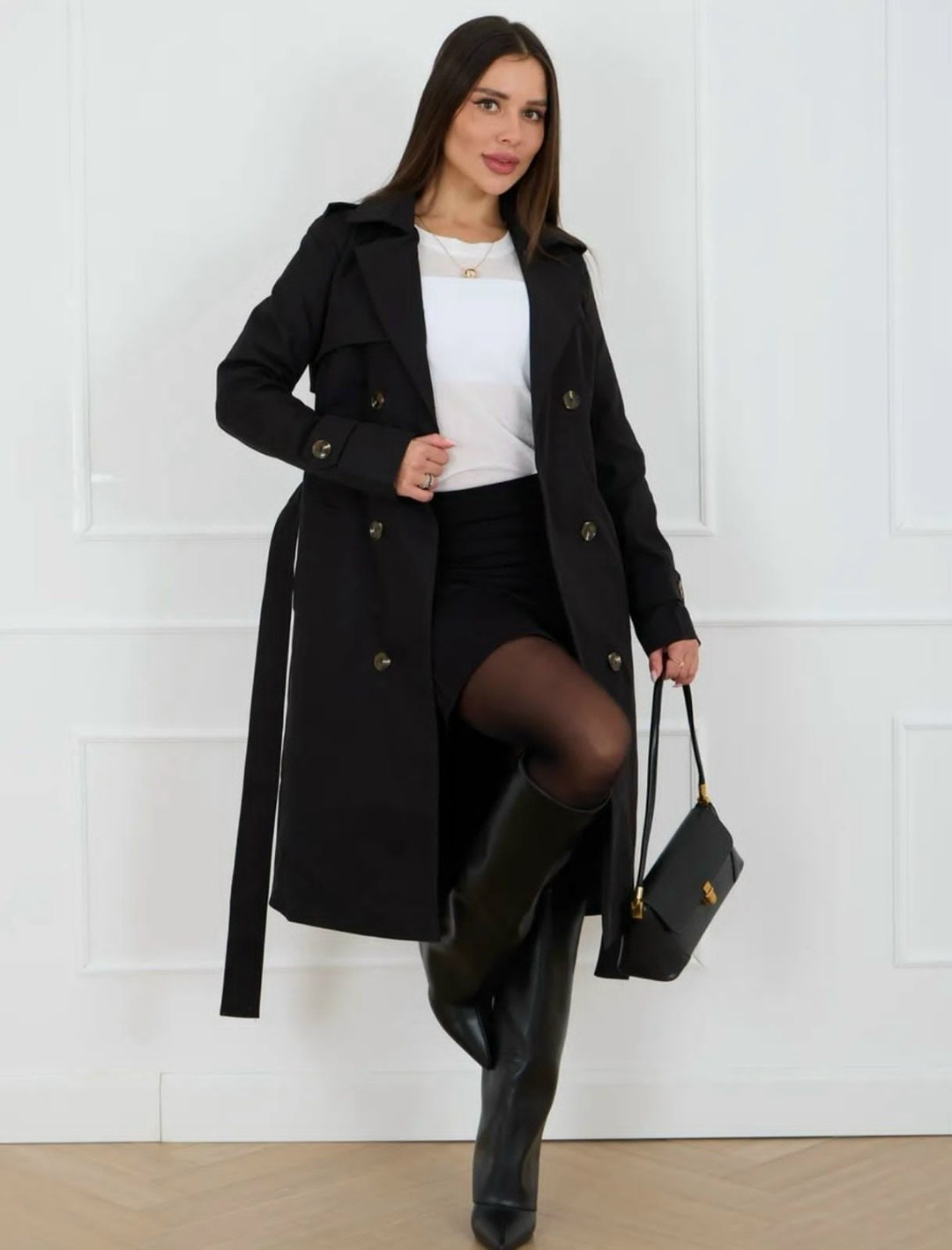 плащ стильный весна длинный тренчкот демисезонный,тренчкот демисезонный,плащ,женский плащ,плащ женский черный