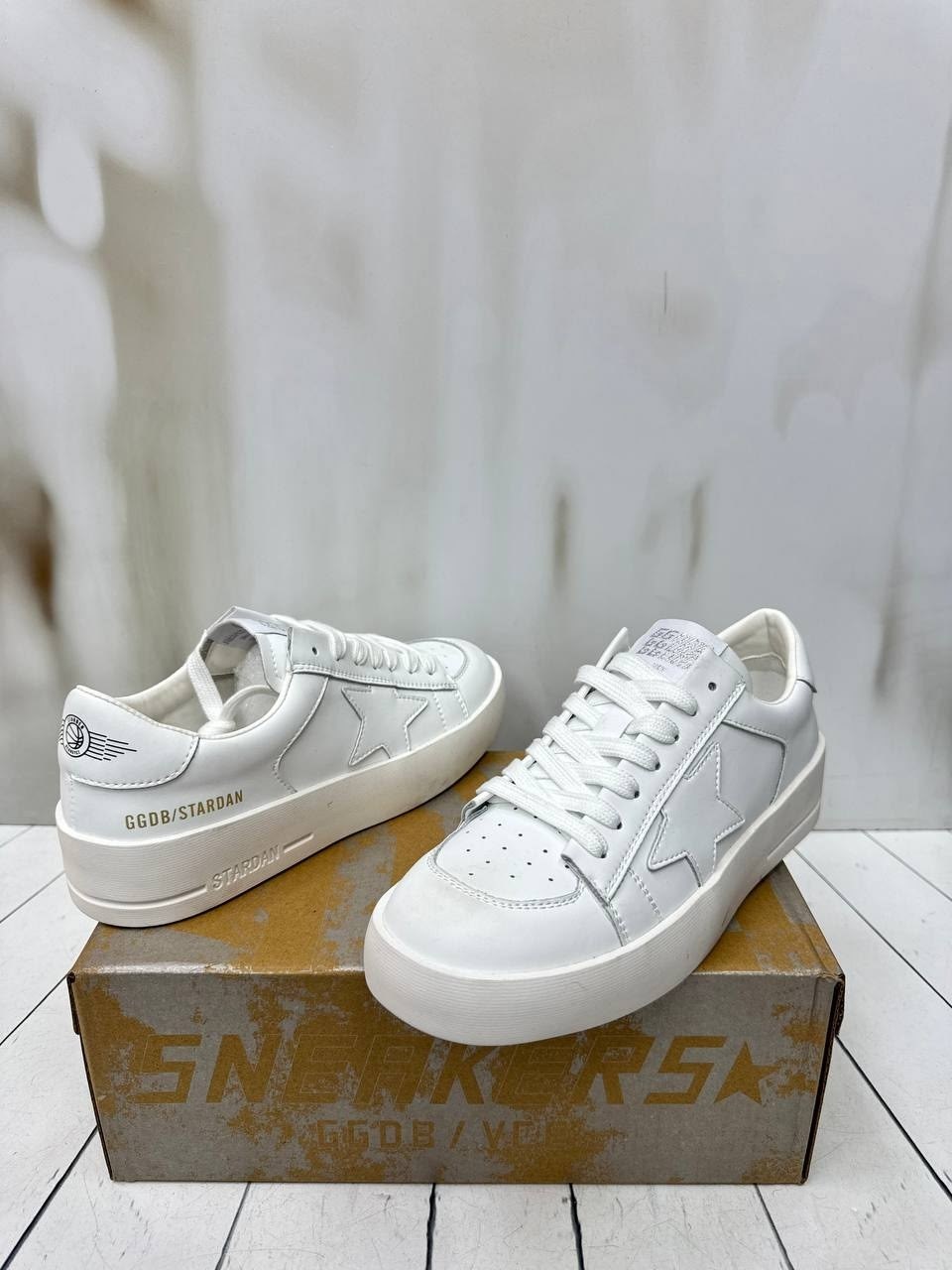 кроссовки golden goose,кроссовки golden goose pure star,кроссовки golden goose wmns purestar optic white,golden goose кеды,кроссовки golden goose stardan белый
