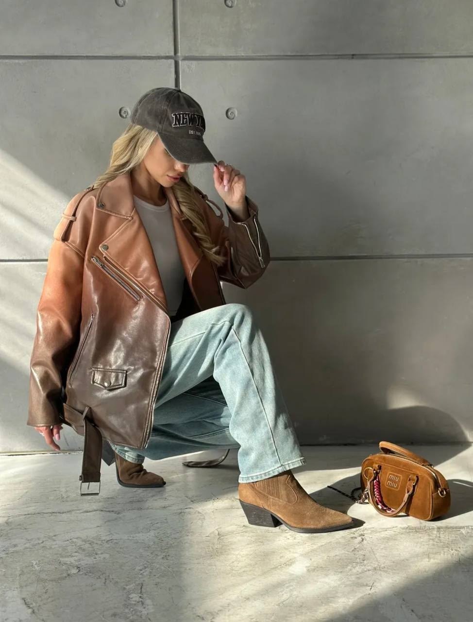 косуха кожаная куртка оверсайз демисезонная,косуха куртка кожаная оверсайз chauzi,кожаная куртка,куртка косуха,кожаная куртка косуха оверсайз