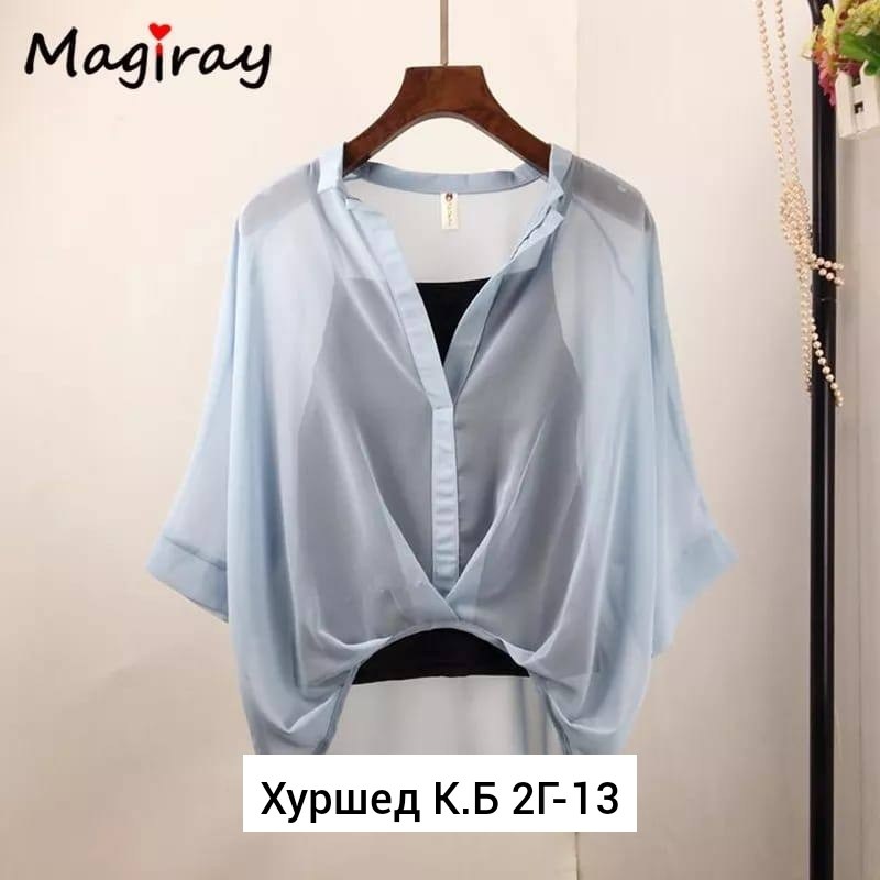 женская шифоновая блузка с рукавами летучая мышь,женская шифоновая блузка,блузки для женщин,шифоновая блузка,шифоновая блуза