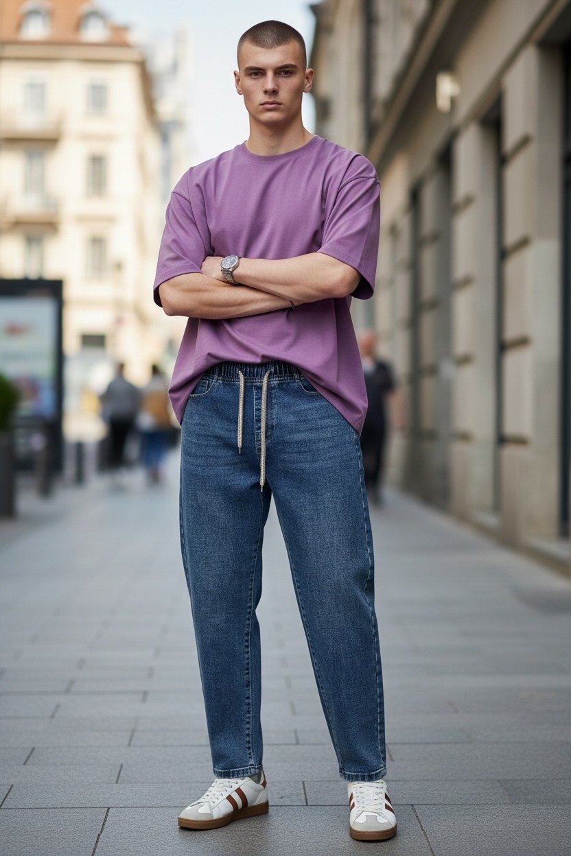 мужская футболка оверсайз,футболки оверсайз,базовая оверсайз футболка,футболка оверсайз из плотного трикотажа,мужская футболка