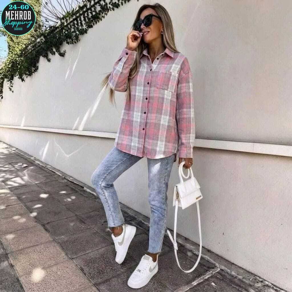 рубашка женская теплая в клетку оверсайз,женская рубашка в клетку,женская клетчатая рубашка,женская рубашка,женская клетчатая рубашка с длинными рукавами