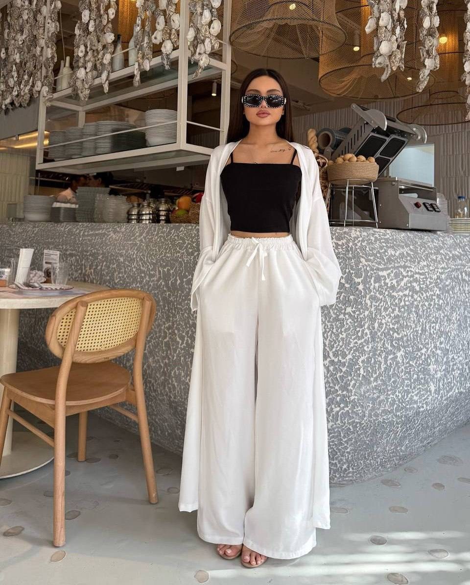 костюм с брюками палаццо,костюм с брюками,повседневный костюм,костюм женский брючный,стильные женские костюмы