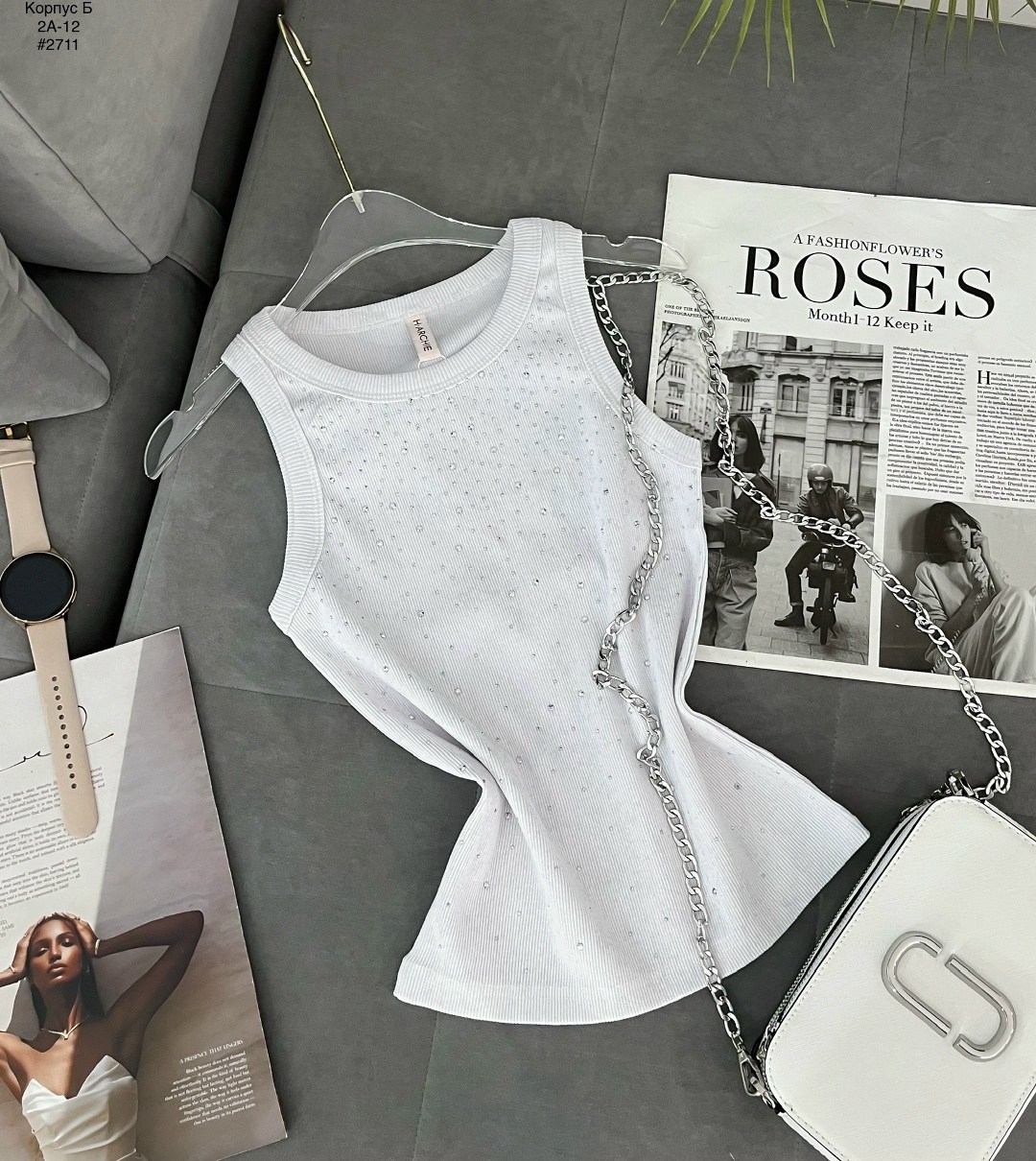 женская майка,майка,топ женский,топ со стразами,футболки и топы