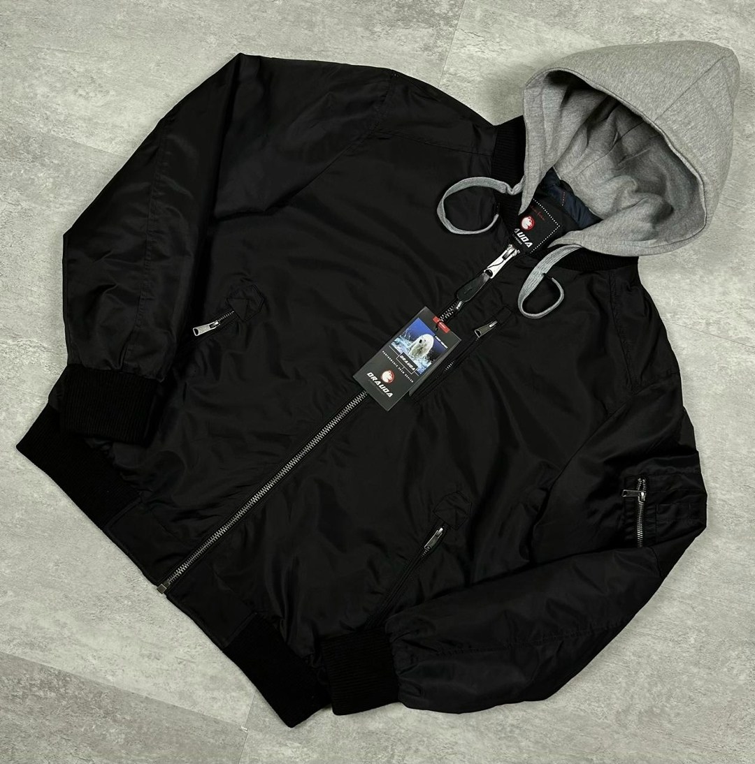 куртка alpha industries ma-1 d-tec, зеленый,куртка бомбер,бомбер с капюшоном,куртка мужская бомбер,куртка