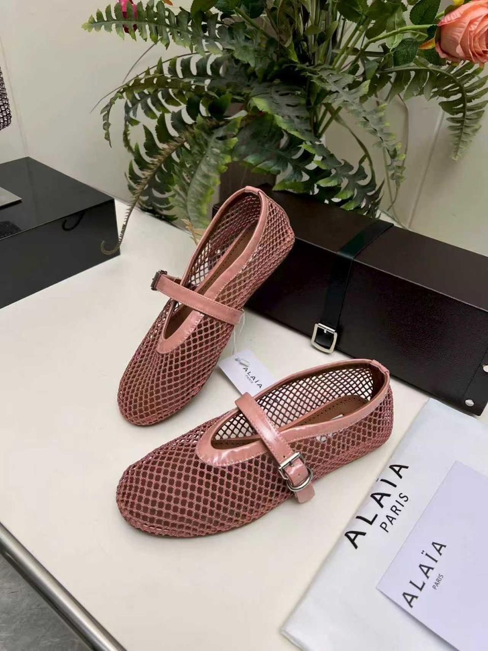 балетки alaia,,балетки кожаные,модная женская ,сандалии alaia