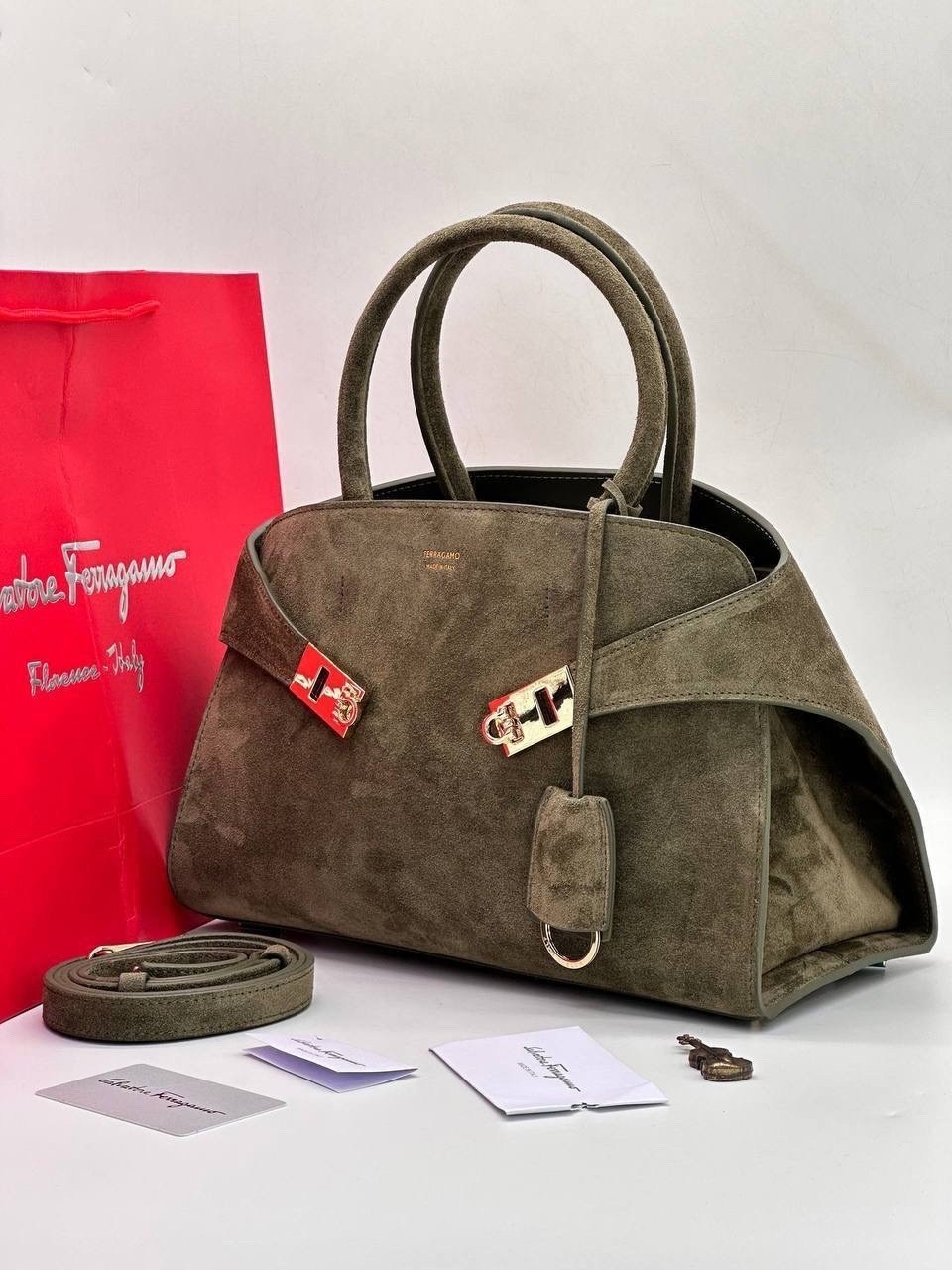 сумка женская натуральная замша,сумка ferragamo,сумка salvatore ferragamo,сумки женские брендовые,сумка женская