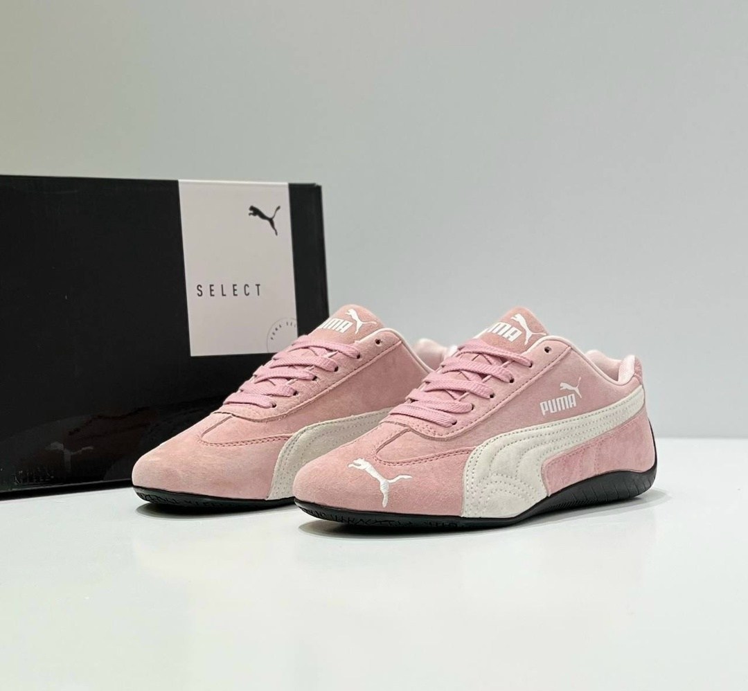 женские кроссовки puma,кроссовки puma speedcat,кроссовки puma,puma розовые замшевые кроссовки speedcat для женщин,кроссовки speedcat og светло-розового цвета puma