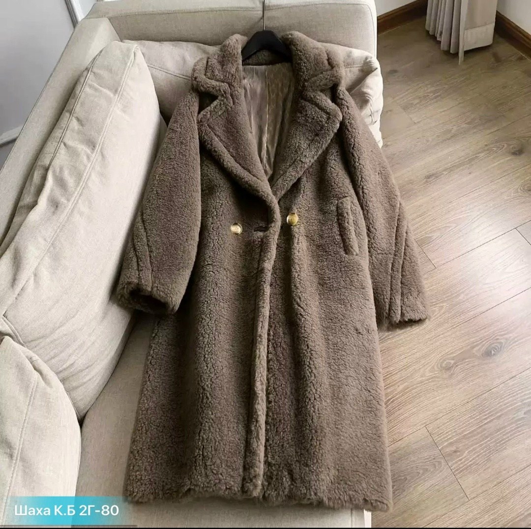 шуба тедди,пальто с воротником,шубка тедди,плюшевое пальто,шуба из овчины