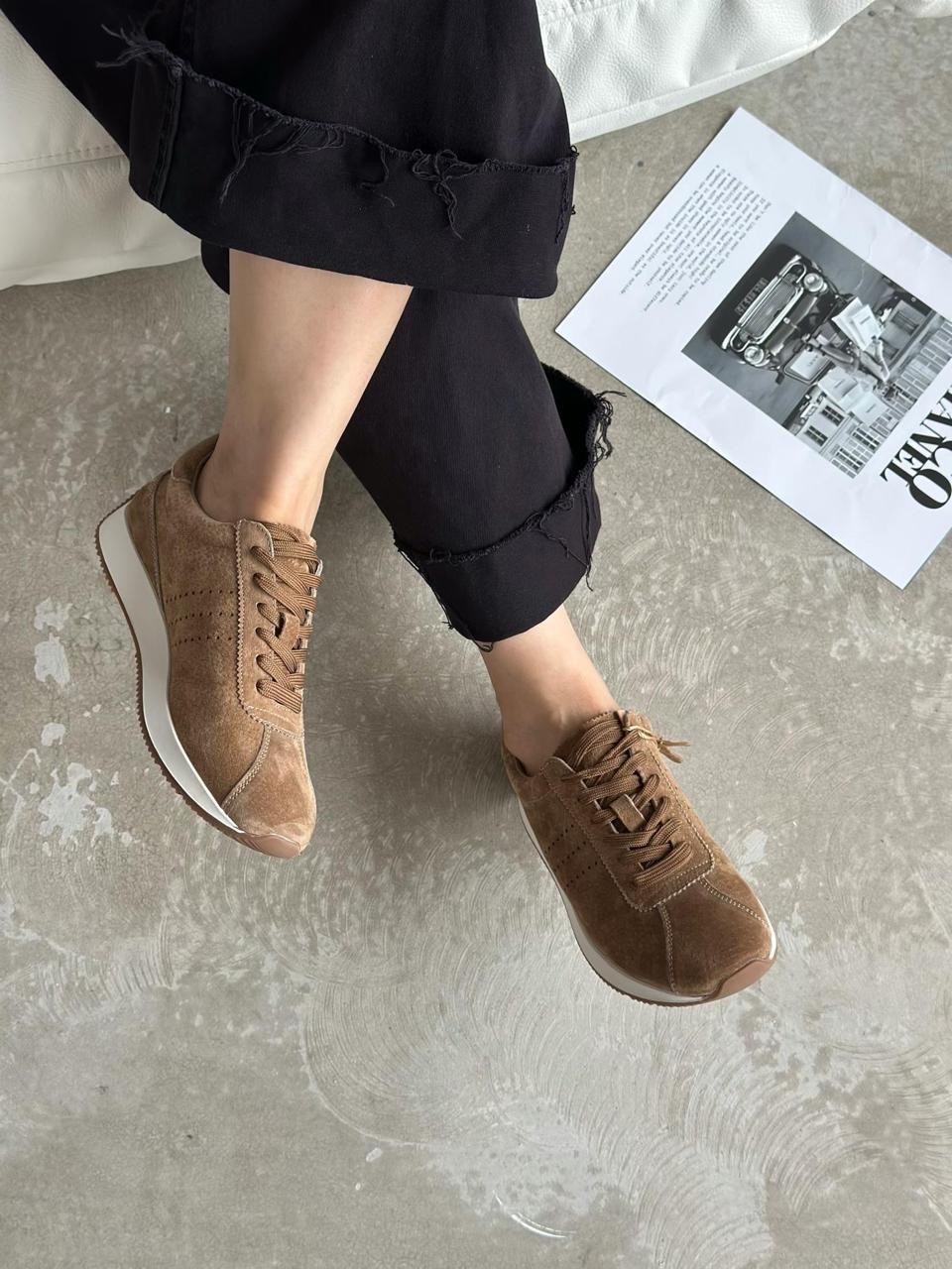 замшевые кроссовки,,кроссовки женские коричневые,женские кроссовки,женские кроссовки из натуральной замши