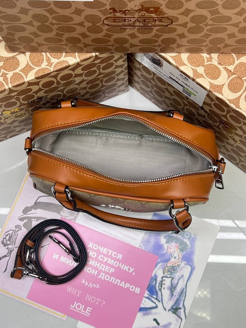 coach женская сумка,сумка coach,сумка,женская большая сумка с принтом coach,женская сумка