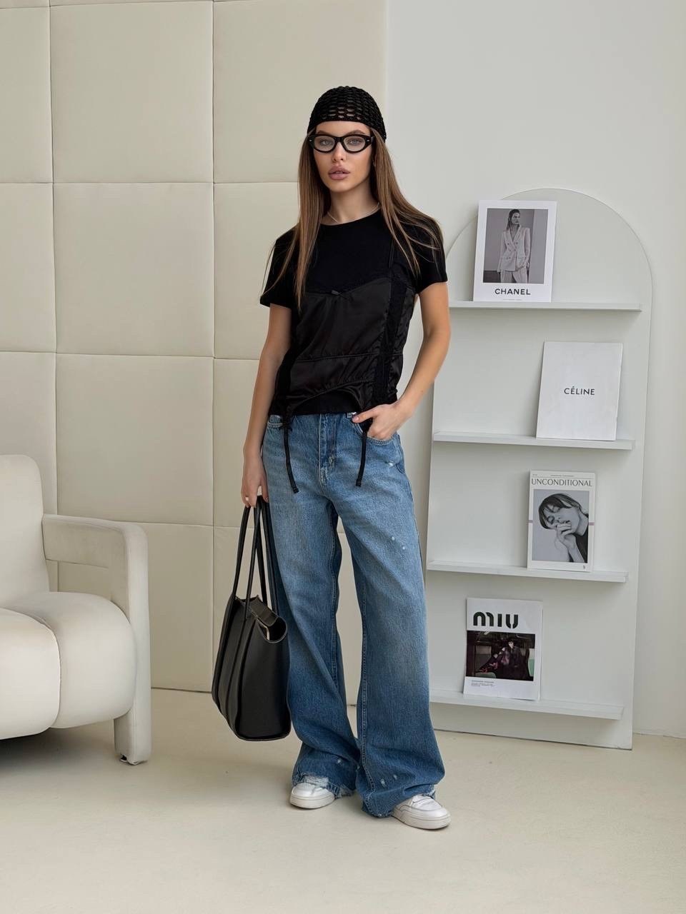 стильные джинсы,джинсы широкие,джинсы,женские джинсы