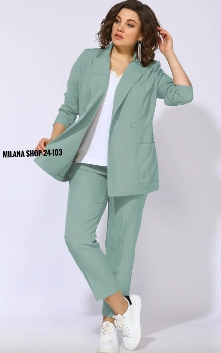 брючный костюм женский,костюм женский,костюм с брюками,голубой брючный костюм,костюм брючный деловой