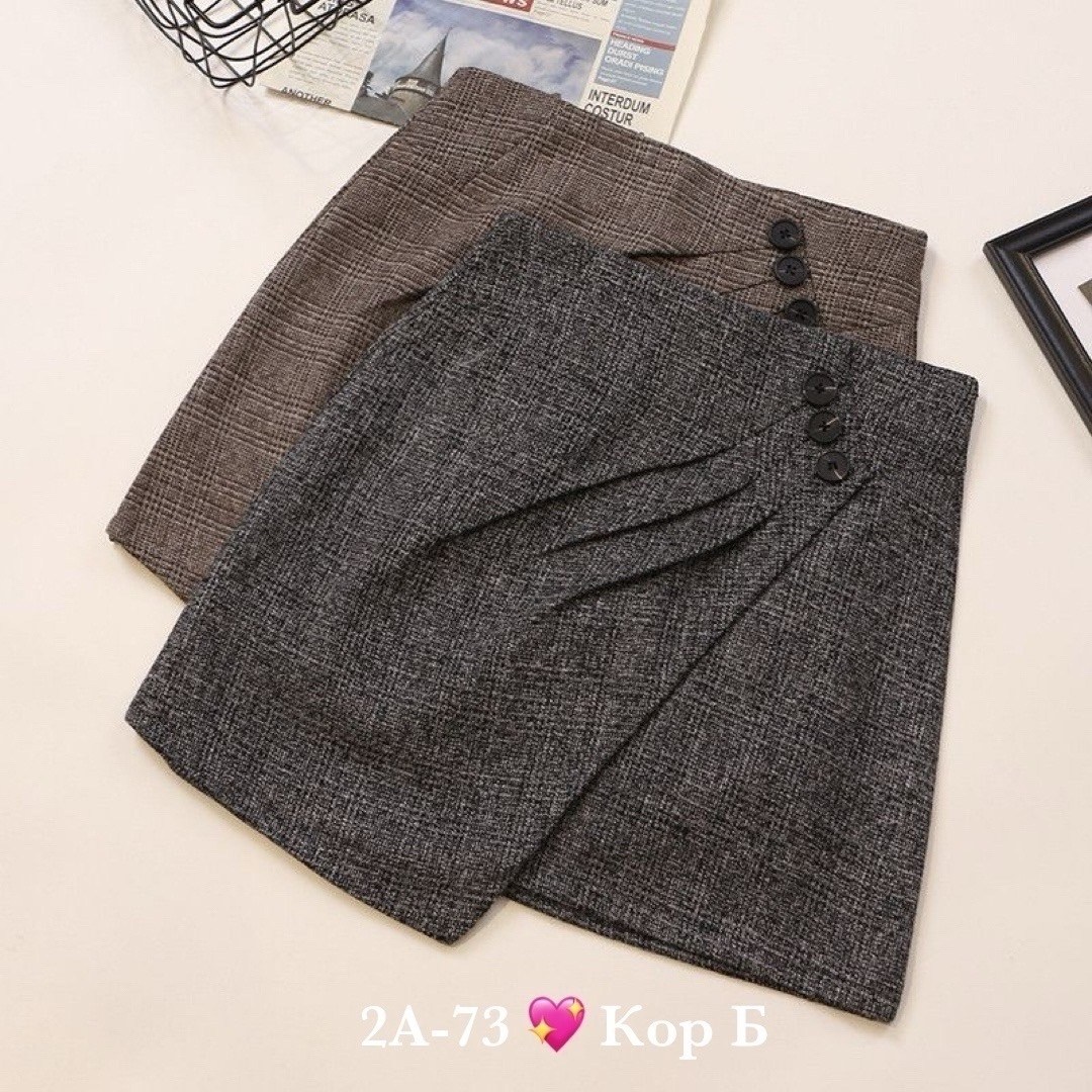 мини юбка женская на запах в клетку euro mode,юбка женская,юбка,юбка в клетку,теплая юбка