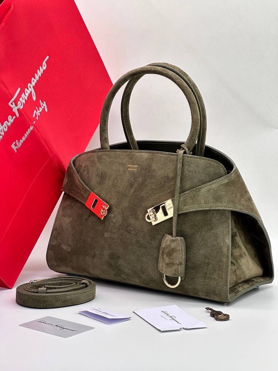 сумка женская натуральная замша,сумка ferragamo,сумка salvatore ferragamo,сумки женские брендовые,сумка женская