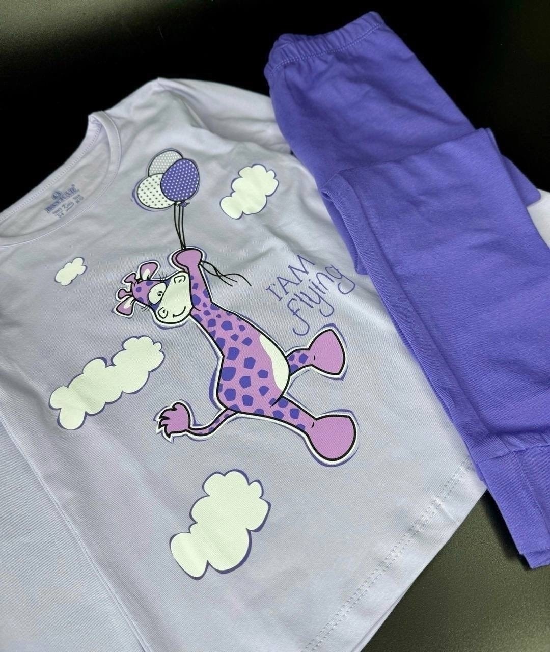 пижама для девочек,пижама детская,пижама,пижама детская сиреневая,пижама для малыша