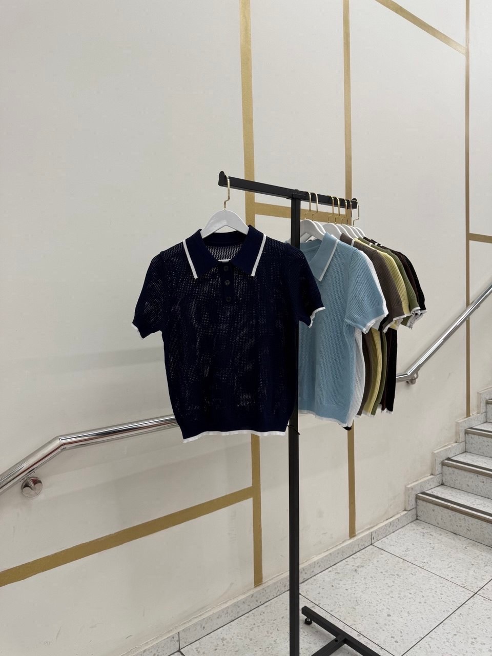 трикотажная рубашка поло с короткими рукавами,кофта женская,трикотажная рубашка,кофточка,модная одежда