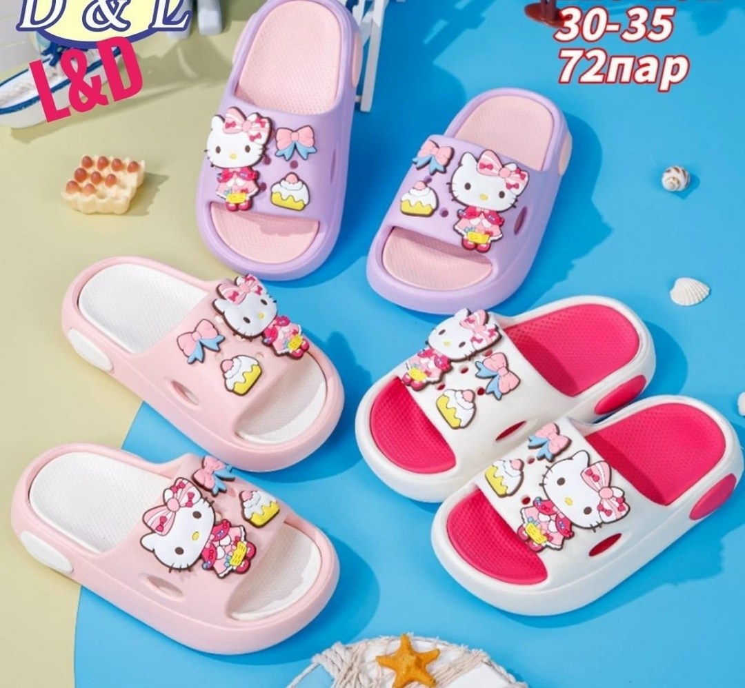 тапочки sanrio,тапочки для девочек,летние тапочки,детские шлепанцы,детские тапочки