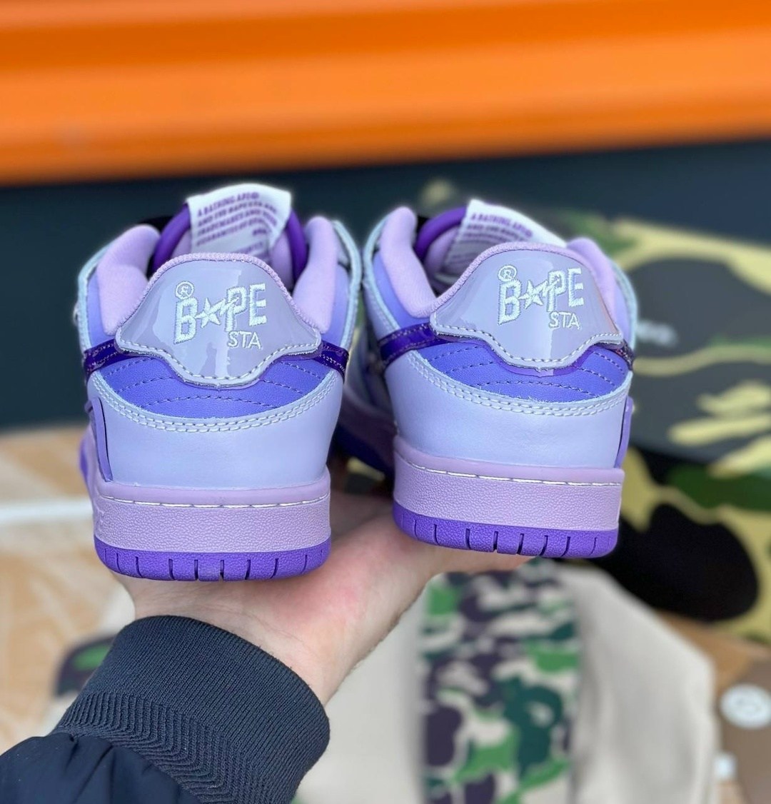 кроссовки bape,кроссовки bape sta,кроссовки bape sta фиолетовые,кроссовки,кроссовки a bathing ape