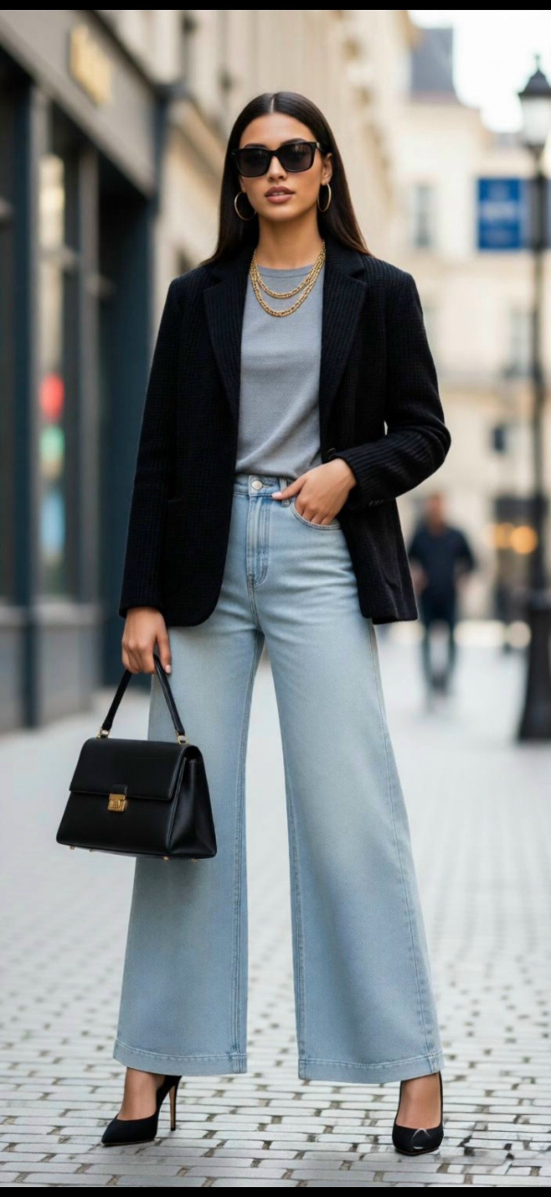 серые джинсы широкие,широкие джинсы,джинсы палаццо,джинсы женские,брюки джинсы