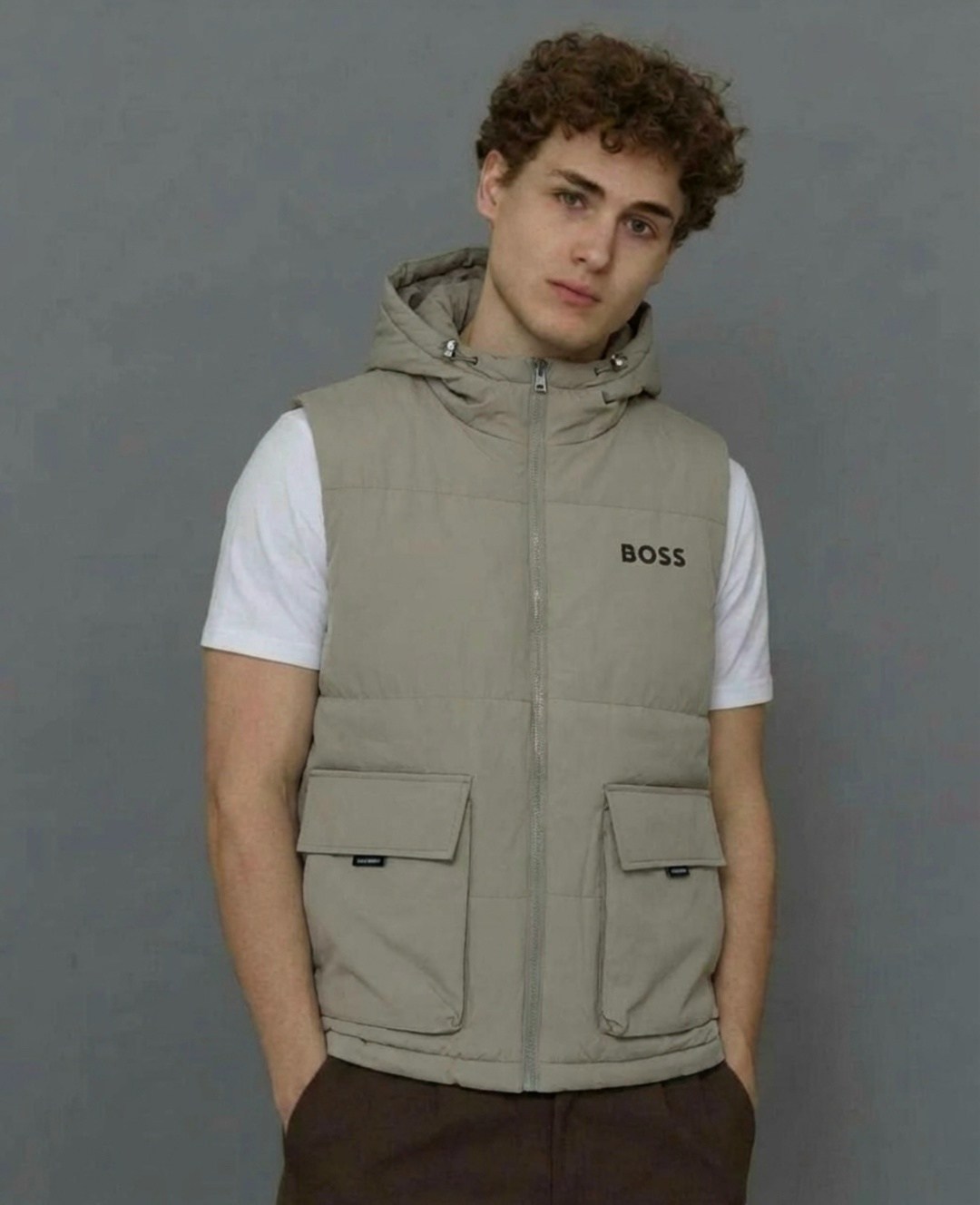 утепленный жилет boss,жилет boss,жилет утепленный мужской,жилет,жилет мужской