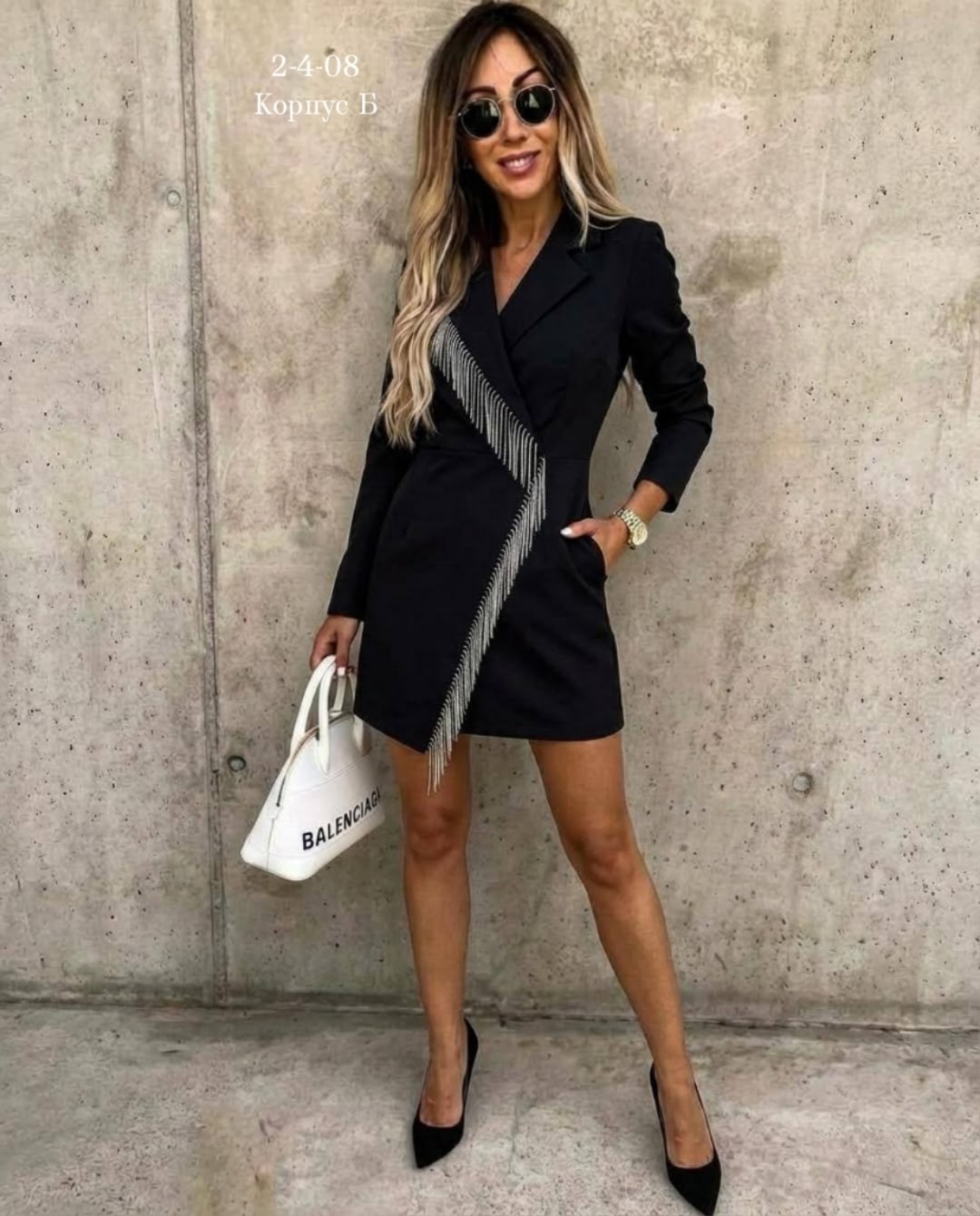 платье пиджак на запах с бахромой из страз,платье пиджак,пиджак платье женский,платье женское,платье-пиджак с бахромой из страз