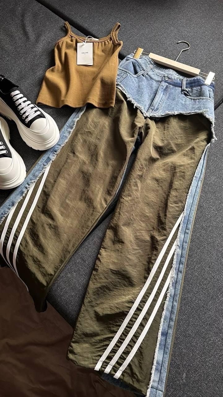 джинсовые брюки,джинсы брюки,комбинированные джинсы,джинсы широкие,модные брюки