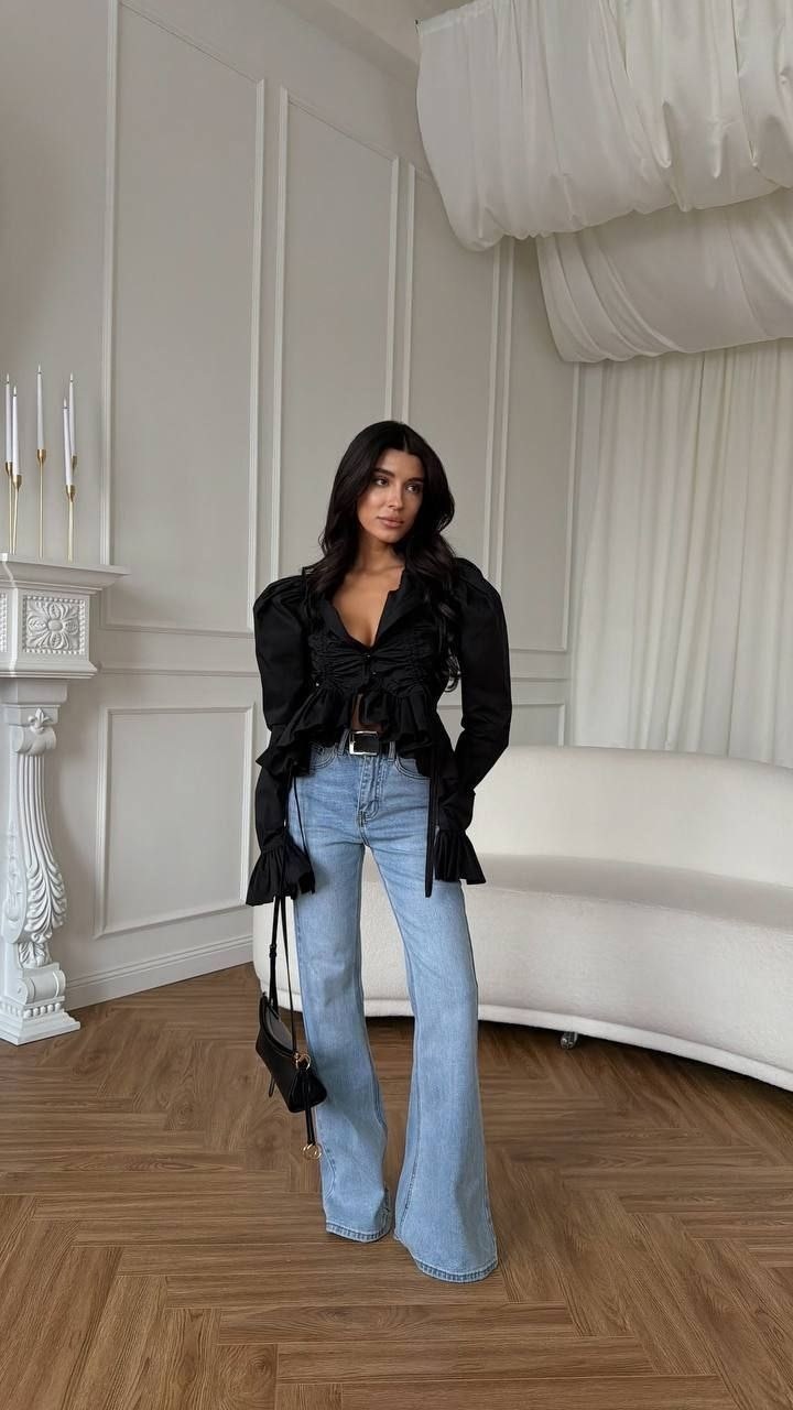 блузка с рюшами,одежда в стиле,блуза,блузки женские