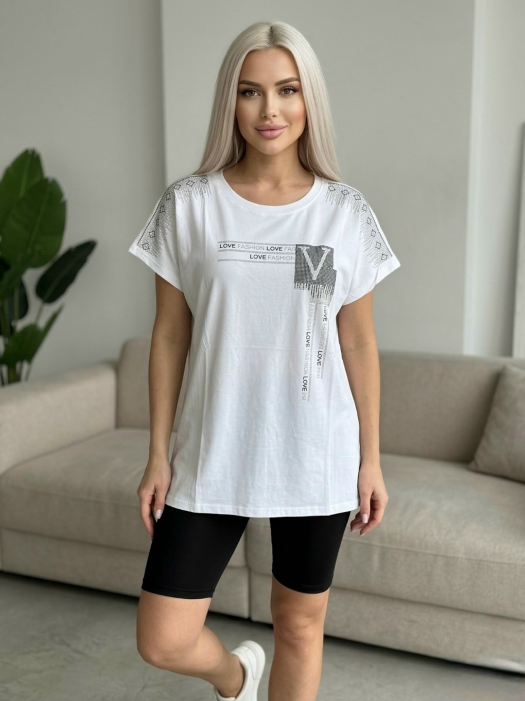 футболки женская оверсайз,женская футболка,женская футболка больших размеров,футболка оверсайз со стразам,футболка со стразами