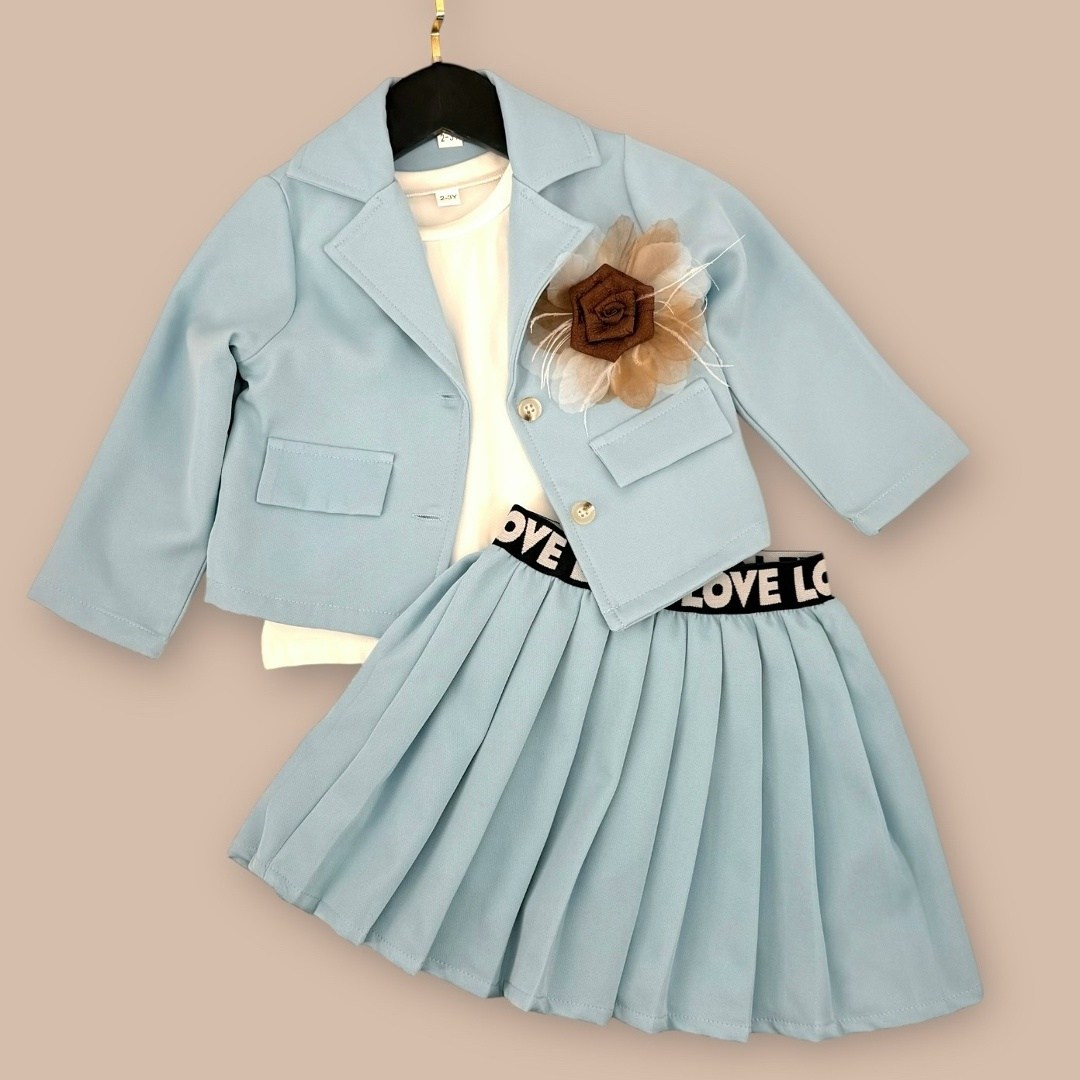 комплект одежды для девочек,костюм с юбкой для девочки,модный костюм для девочек,жакет для девочек,одежда для девочек
