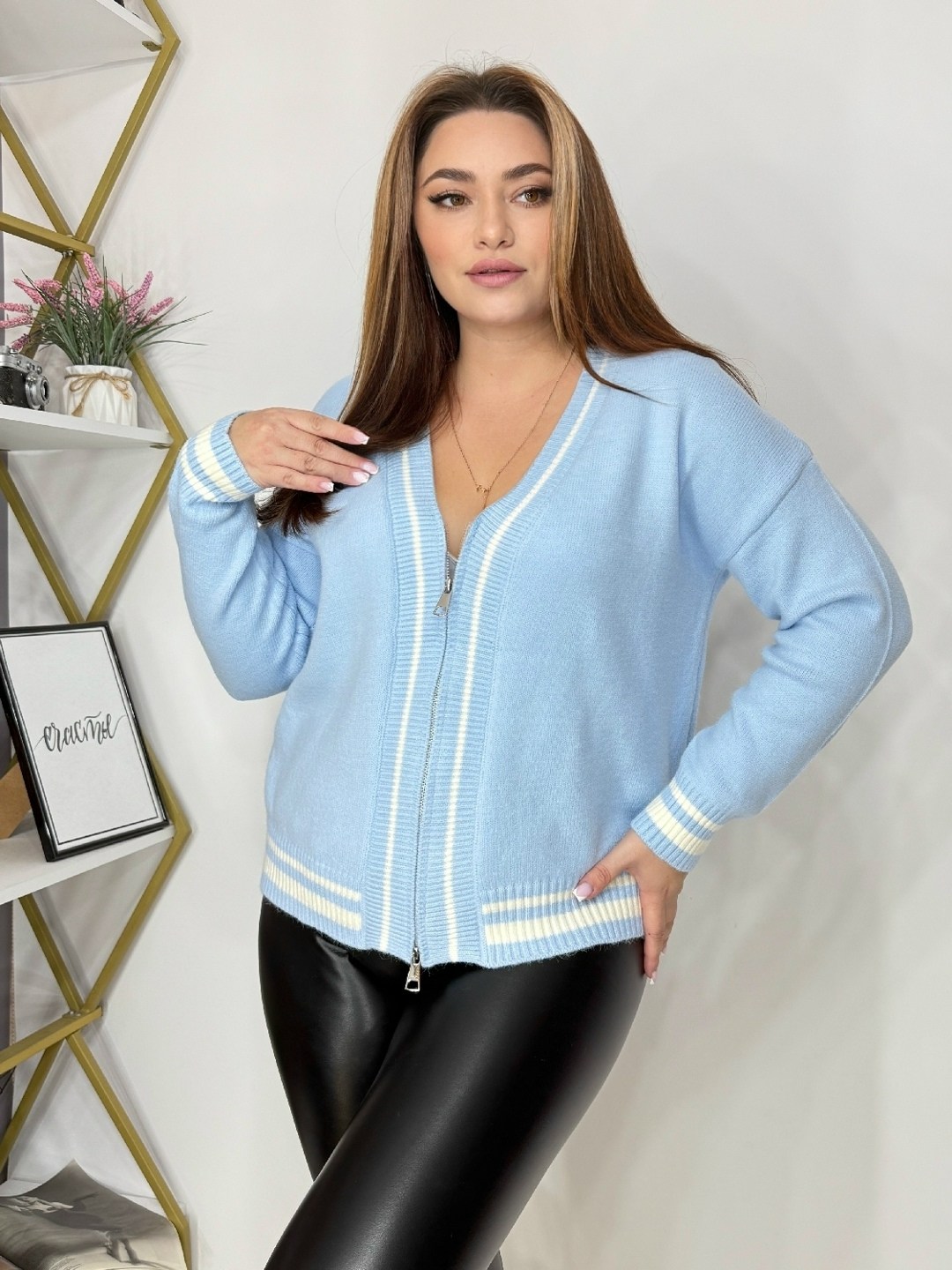 кардиган кашемир,кофта кардиган,женская кофта,кардиган,голубой кардиган