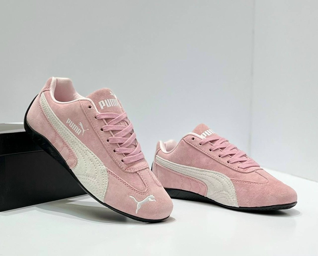женские кроссовки puma,кроссовки puma speedcat,кроссовки puma,puma розовые замшевые кроссовки speedcat для женщин,кроссовки speedcat og светло-розового цвета puma