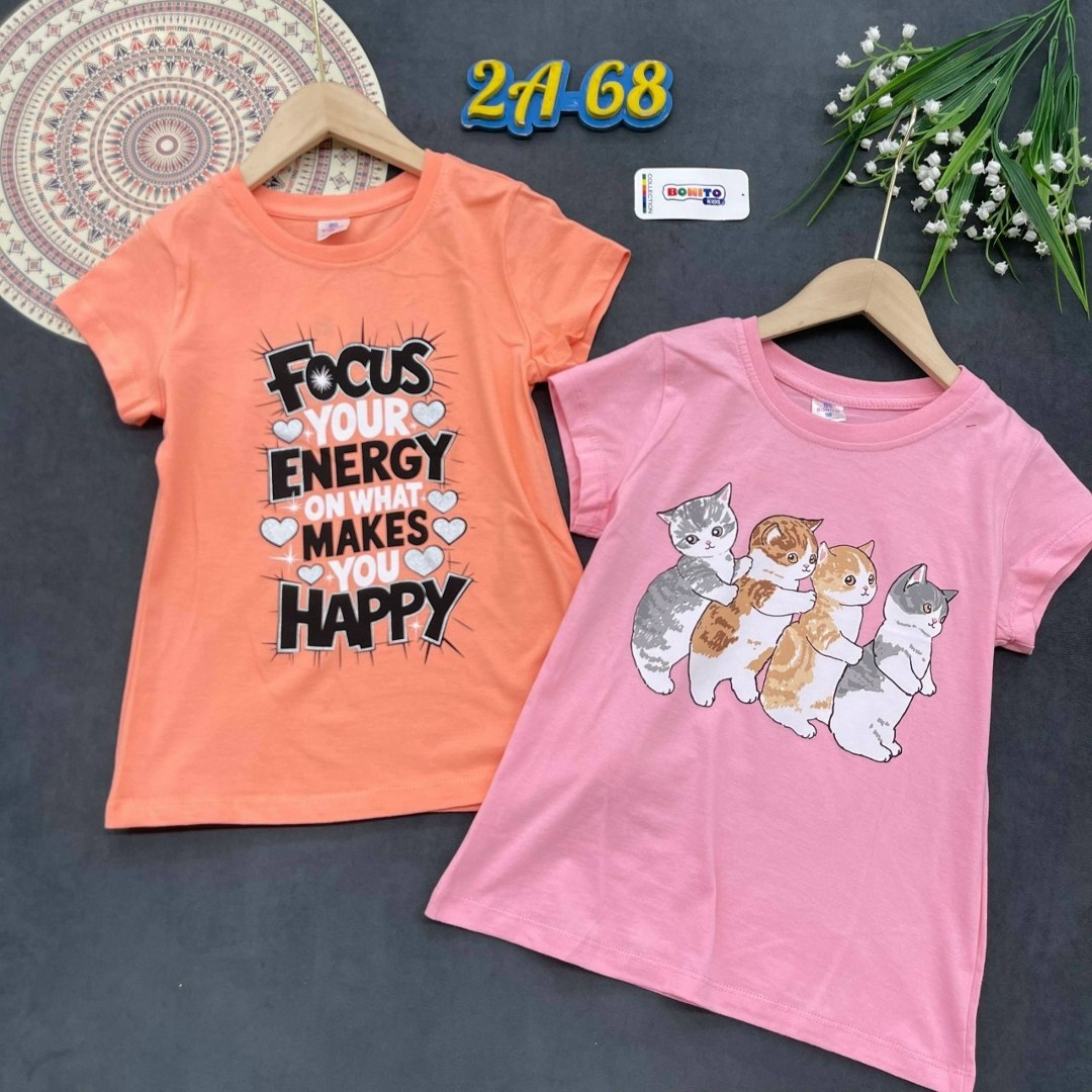 футболки для девочек,футболки детские,футболки комплект,комплект футболок bonito kids,детская футболка