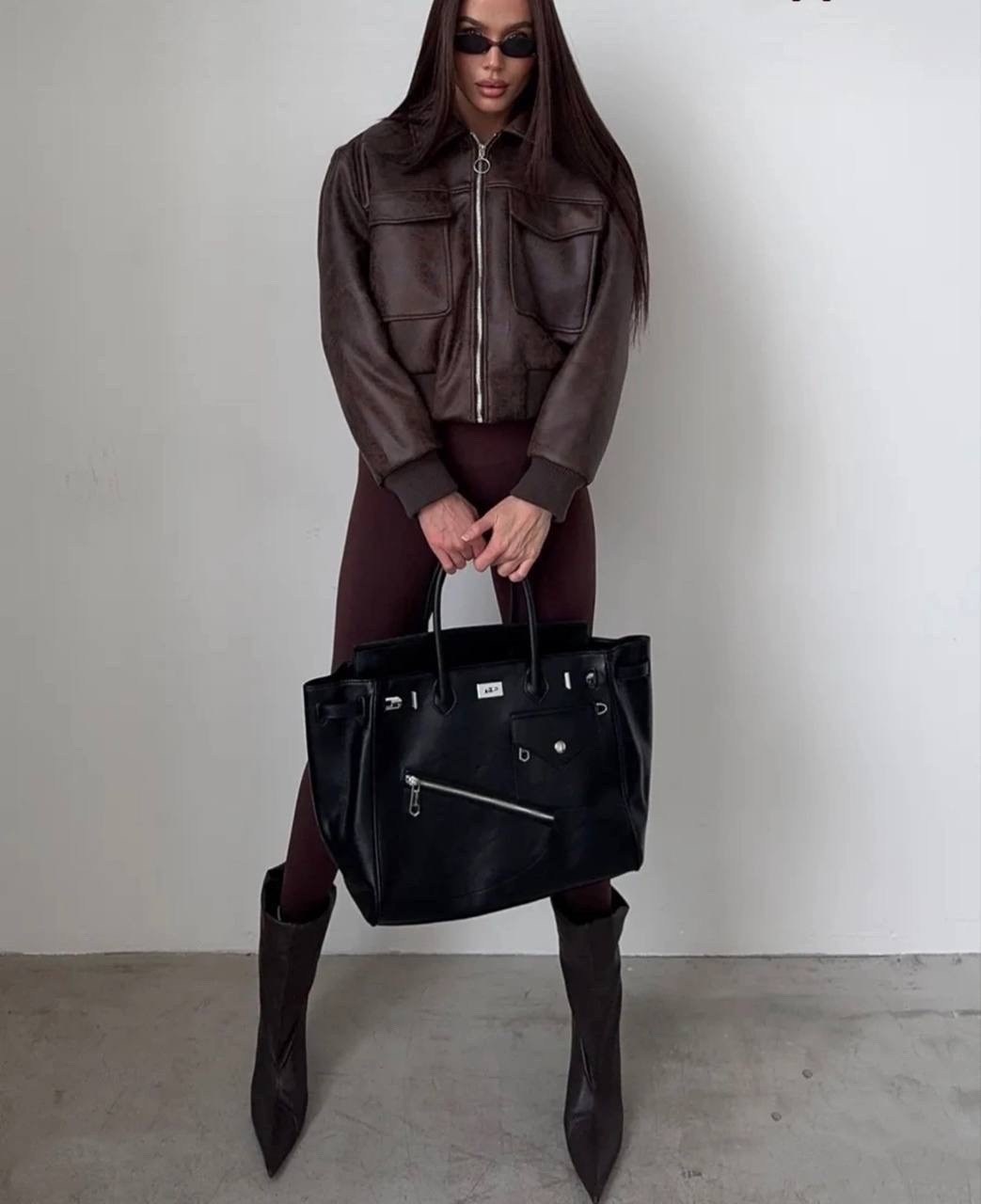 куртка кожаная женская,бомбер женский шоколадный кожаный куртка,куртка-бомбер из эко кожи,куртка кожаная,куртка эко кожа