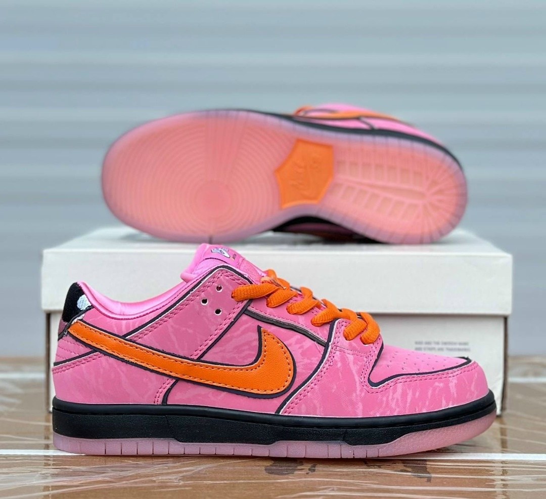 nike sb dunk low the powerpuff girls blossom,кроссовки,кроссовки nike sb dunk low,спортивная ,nike dunk low