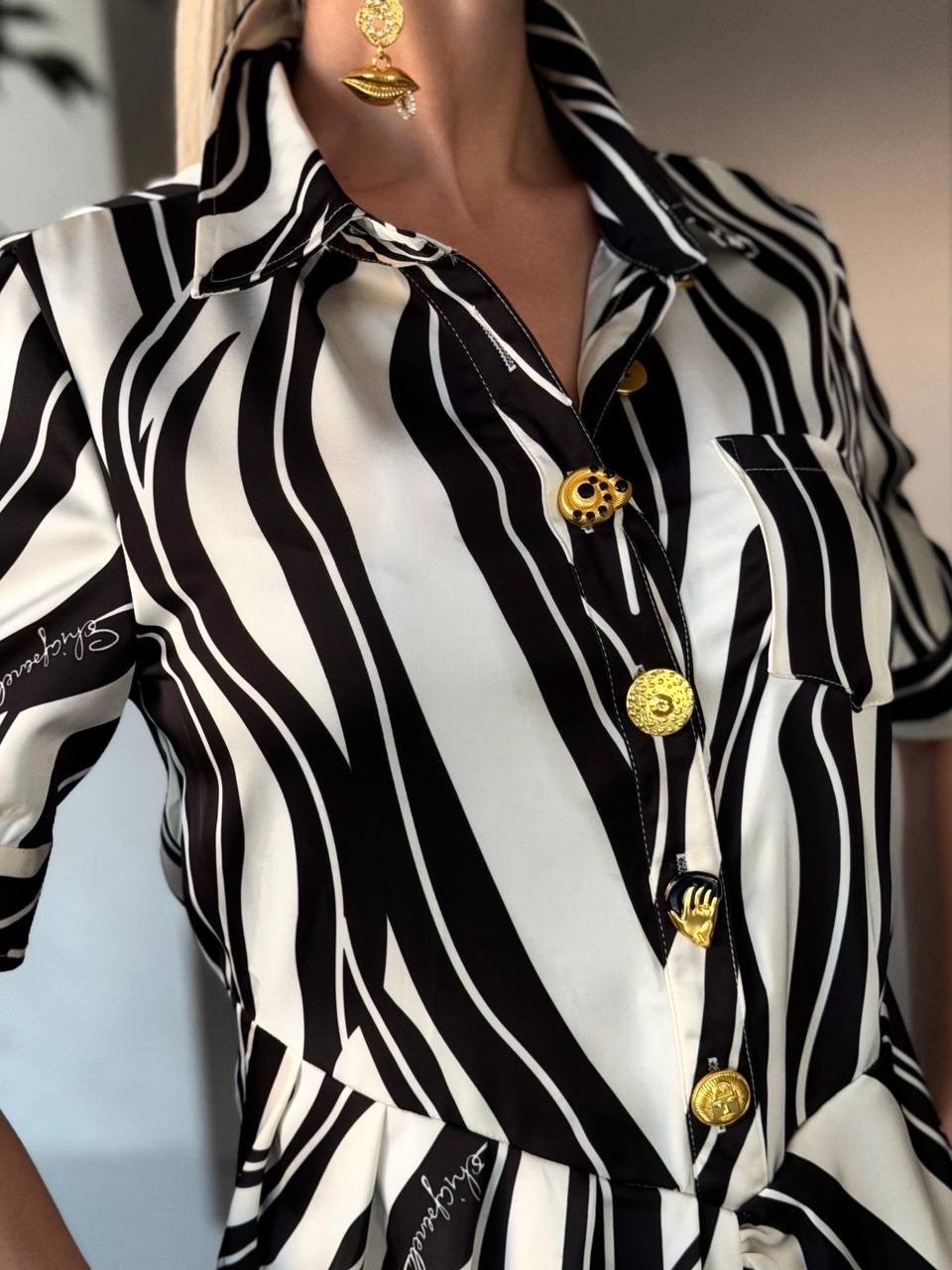 платье рубашка зебра,женское платье,платье принт зебра,платья,комбинезон с принтом