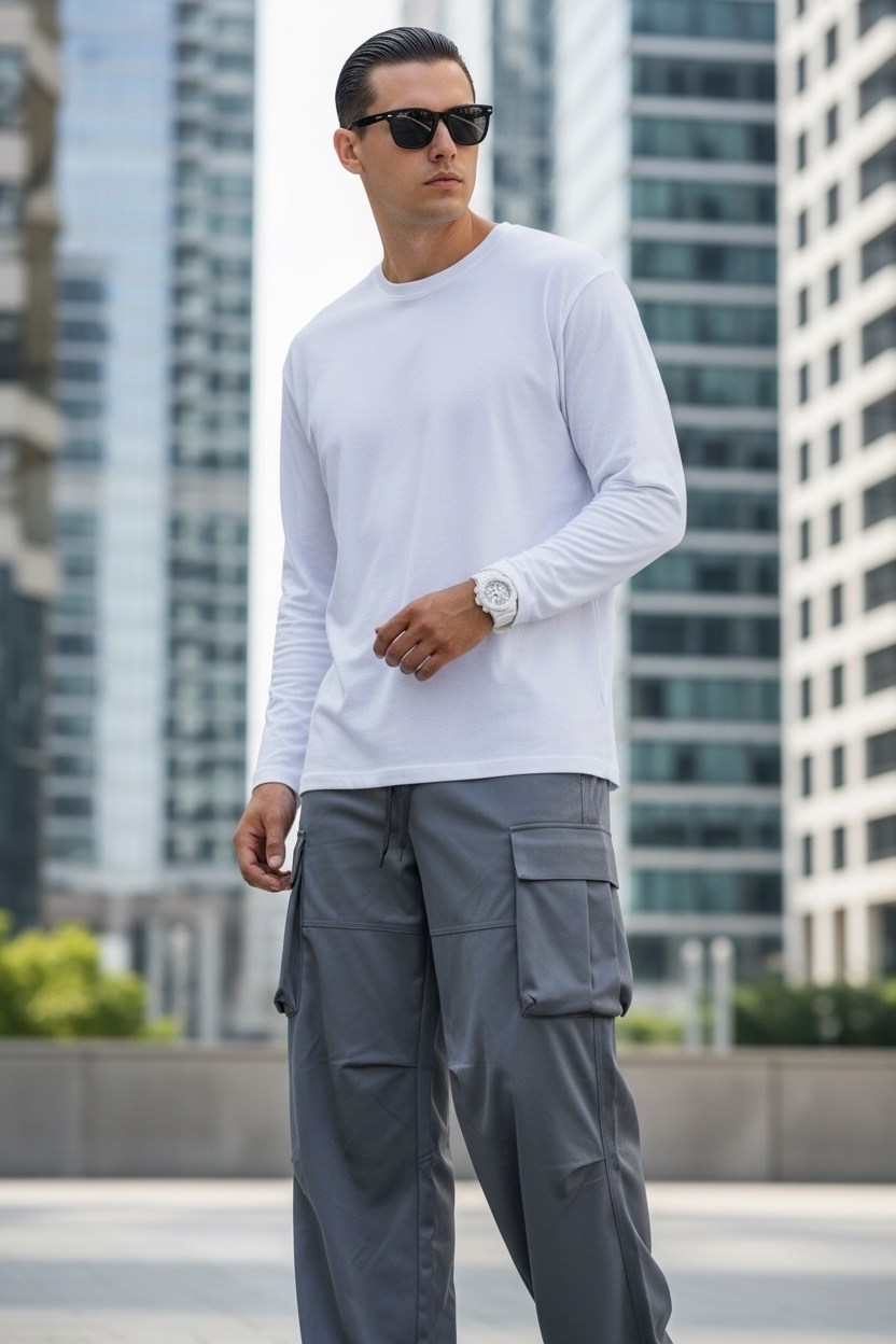 мужская футболка с длинными рукавами,оранжевая футболка,футболка с длинными рукавами,мужская мода,длинные рукава