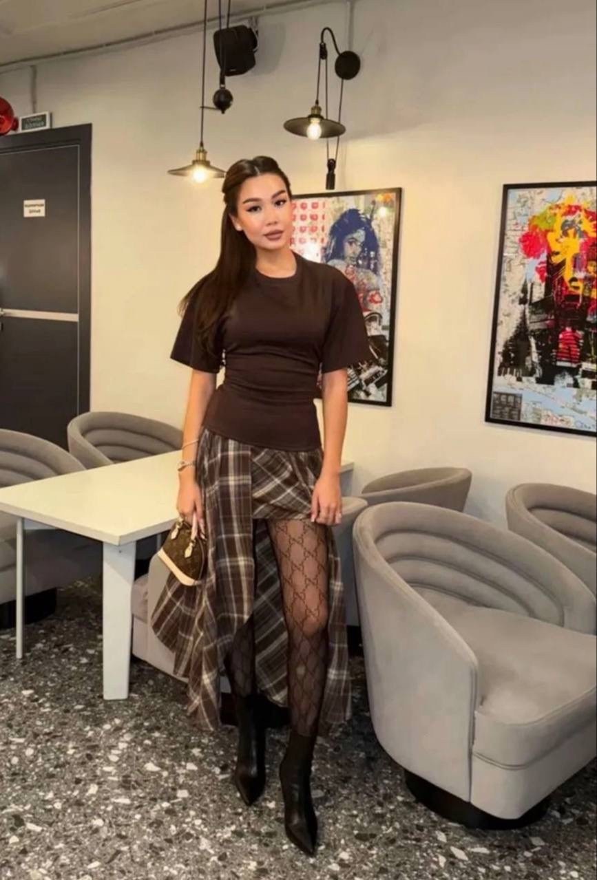 клетчатая юбка накидка килт emberens,клетчатая юбка накидка килт,асимметричная юбка,клетчатая юбка накидка килт красный,юбка в клетку ассиметричная