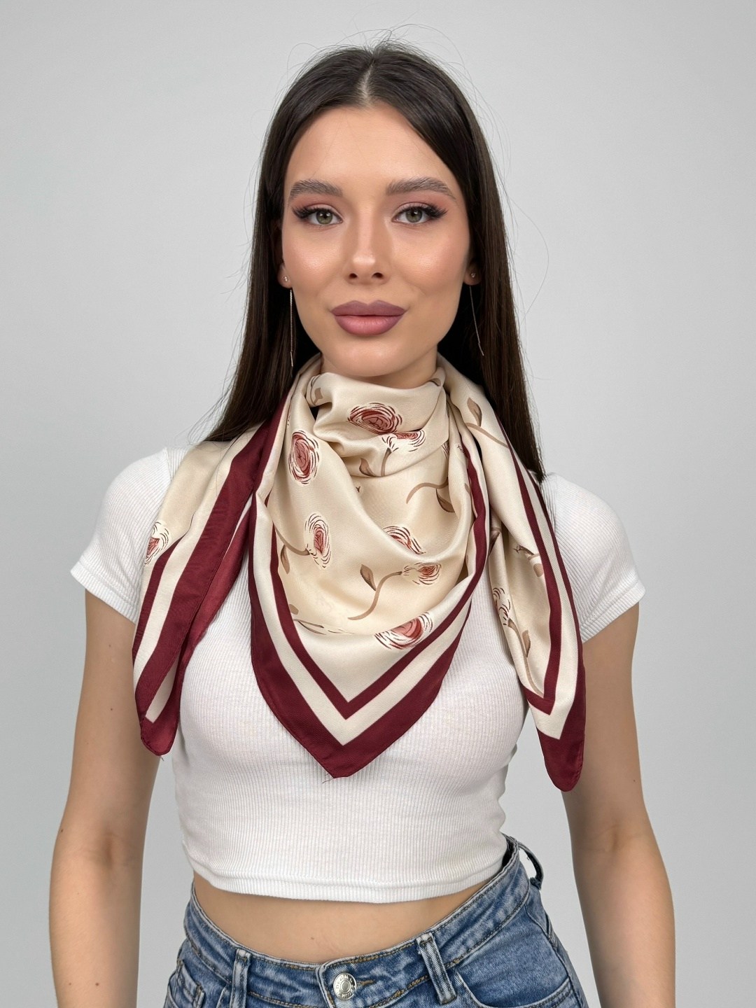 платок женский шелковый,платок шелковый на голову шею,женские платки,платки женские на шею,платки шелковые