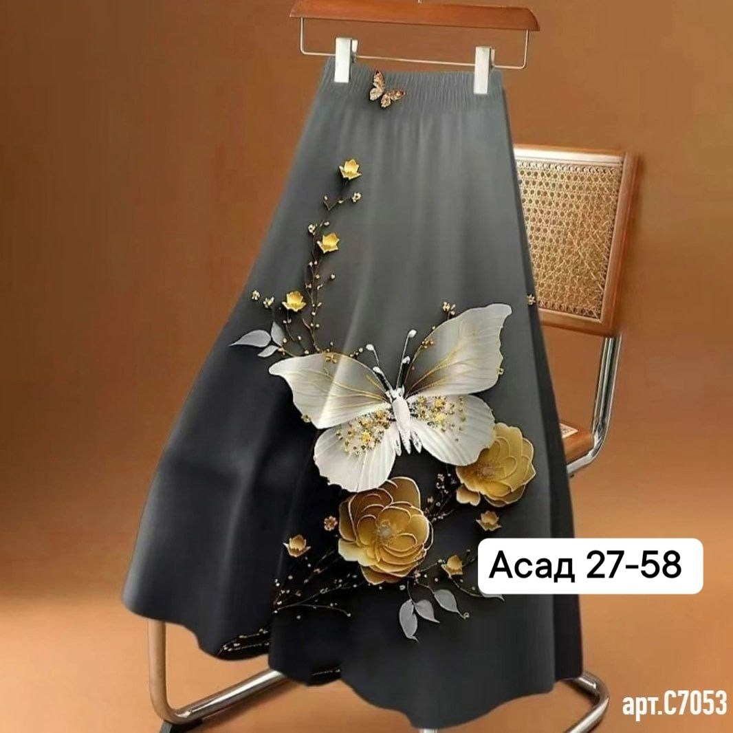 юбка большого размера женская,юбка с принтом,юбка мода,юбка жен,юбка с вышивкой