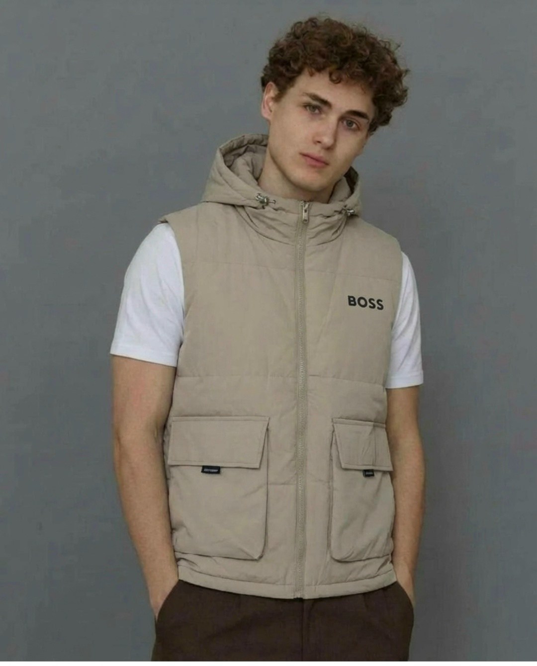 утепленный жилет boss,жилет boss,жилет утепленный мужской,жилет,жилет мужской