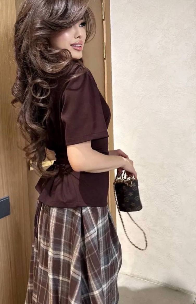 клетчатая юбка накидка килт emberens,клетчатая юбка накидка килт,асимметричная юбка,клетчатая юбка накидка килт красный,юбка в клетку ассиметричная