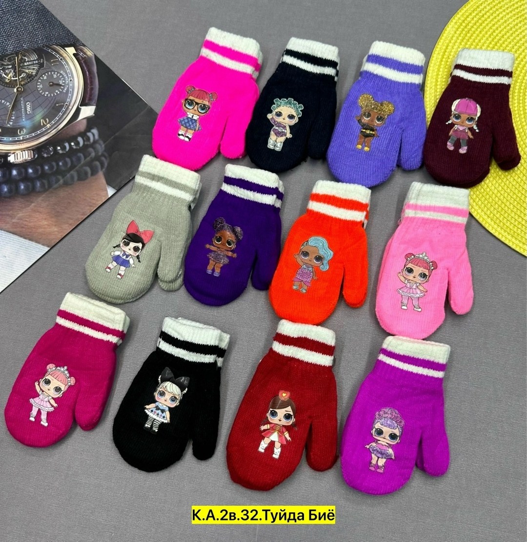детские варежки,варежки детские henu,варежки и перчатки,варежки детские двойные,варежки женские