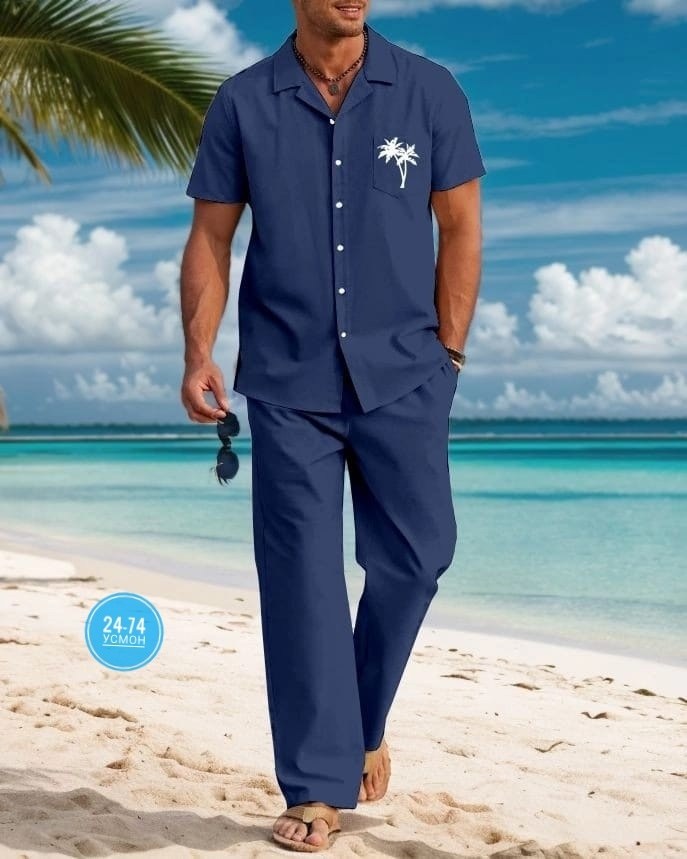 костюм для отдыха,мужской костюм двойка,,костюм мужской,летние мужские костюмы
