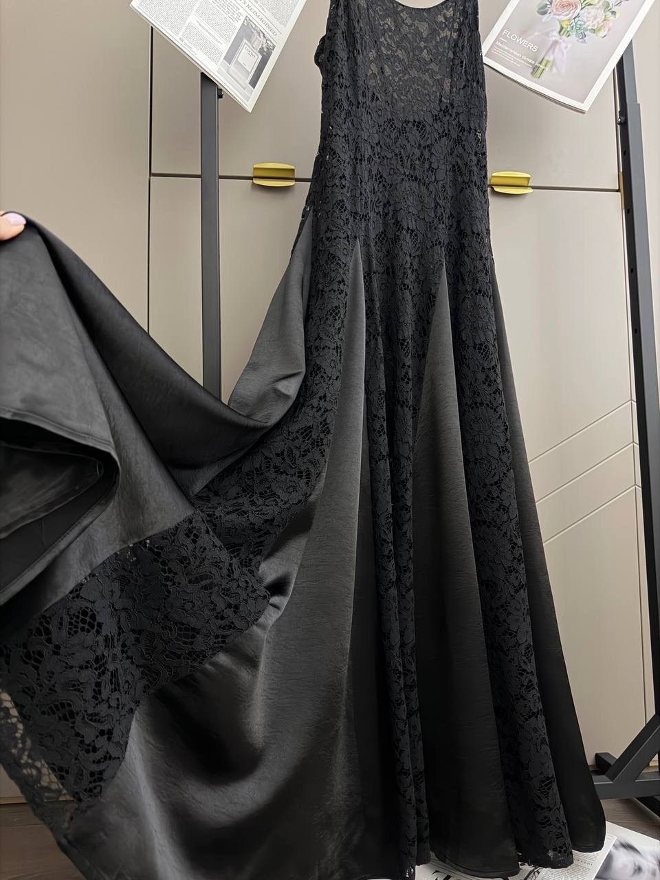 платье кружевное,платье с гипюром,платья,вечернее платье,кружевное чёрное платье