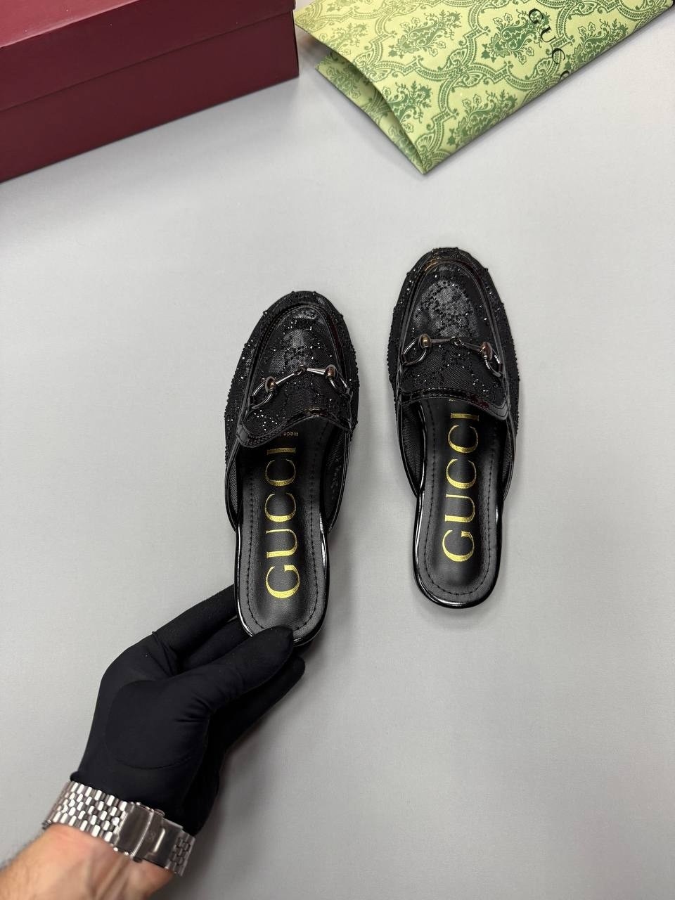 ,кожаные шлепанцы гуччи,мюли gucci,мюли женские,мюли гуччи