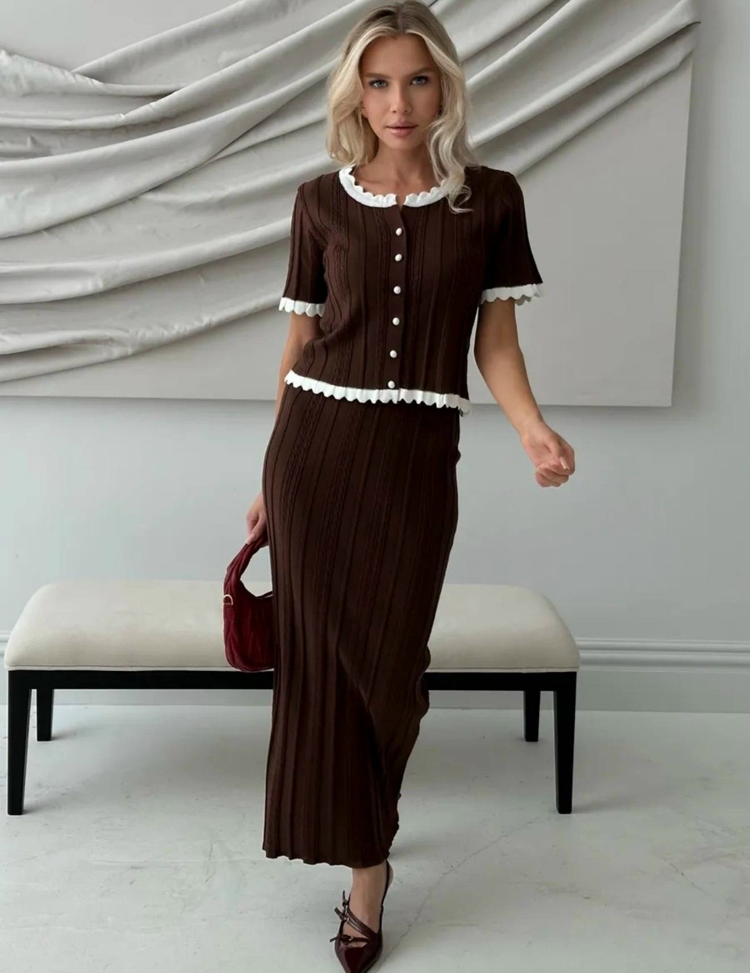 вязаный костюм с юбкой,вязаный костюм женский,трикотажные костюмы,платья вязаная,костюм с юбкой