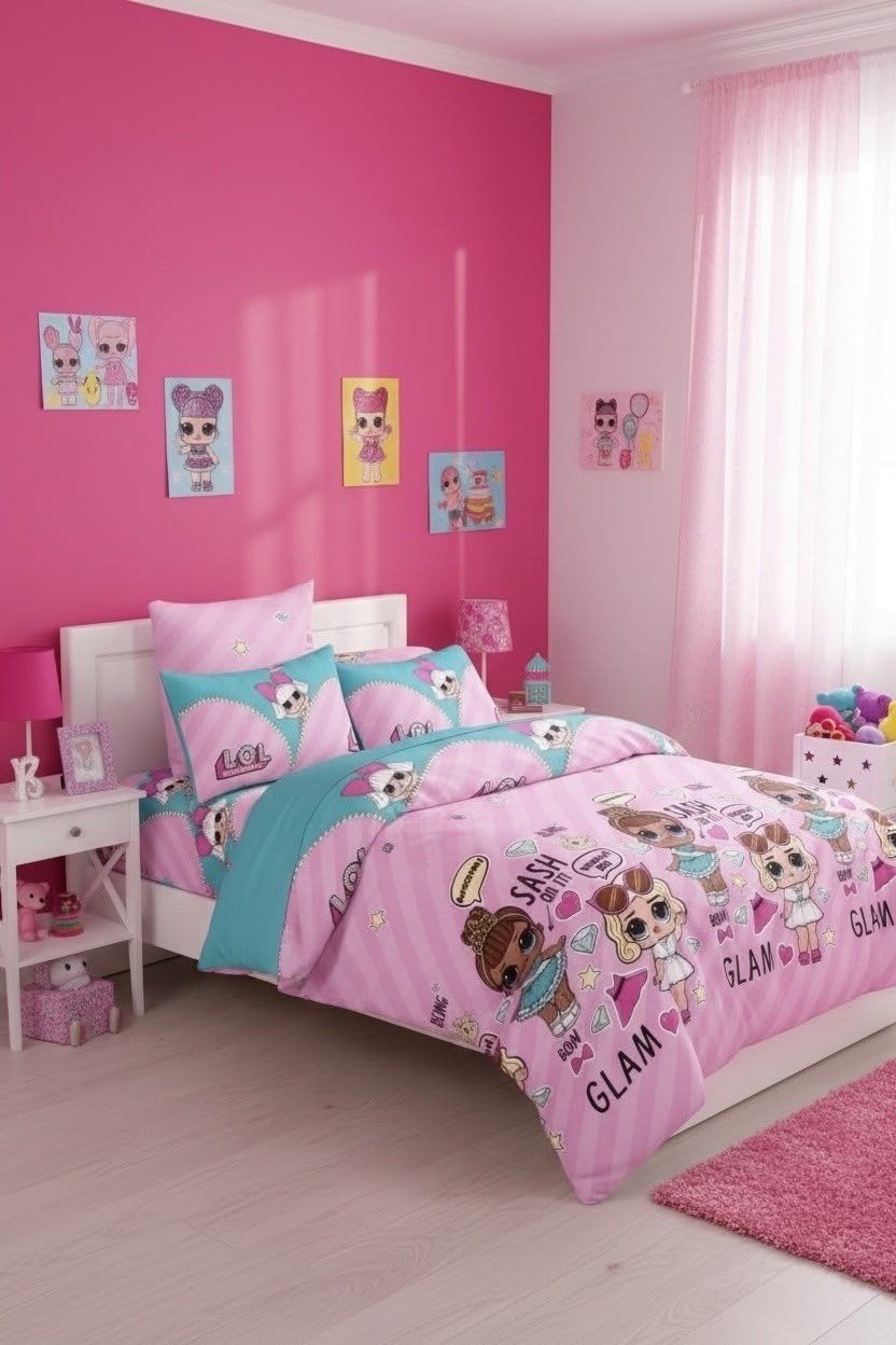 постельное белье лол,постельное белье lol,постельное белье куклы lol,lol surprise,детская постельное белье лол